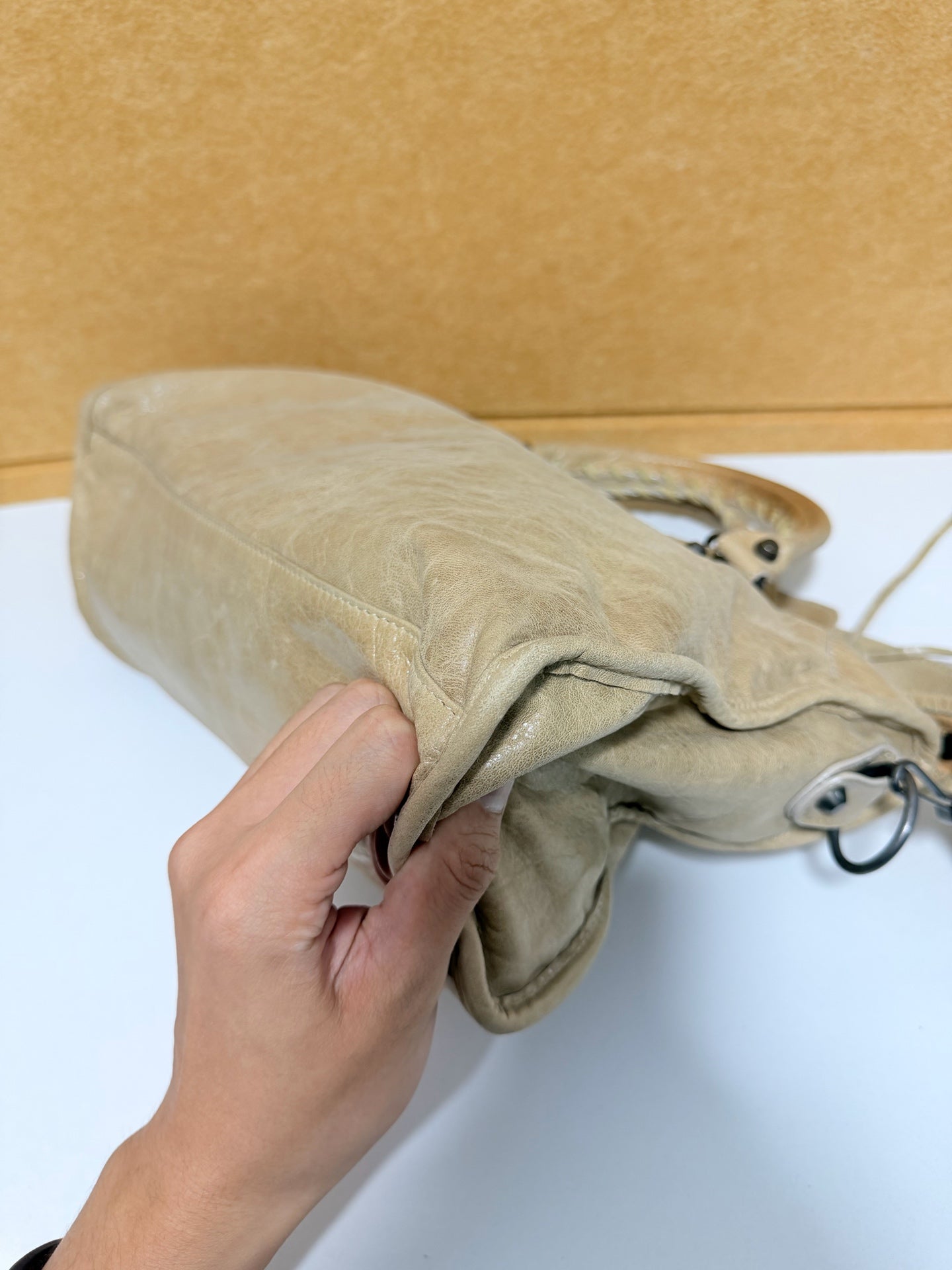 Balenciaga - City - Leather - Beige - (medium)