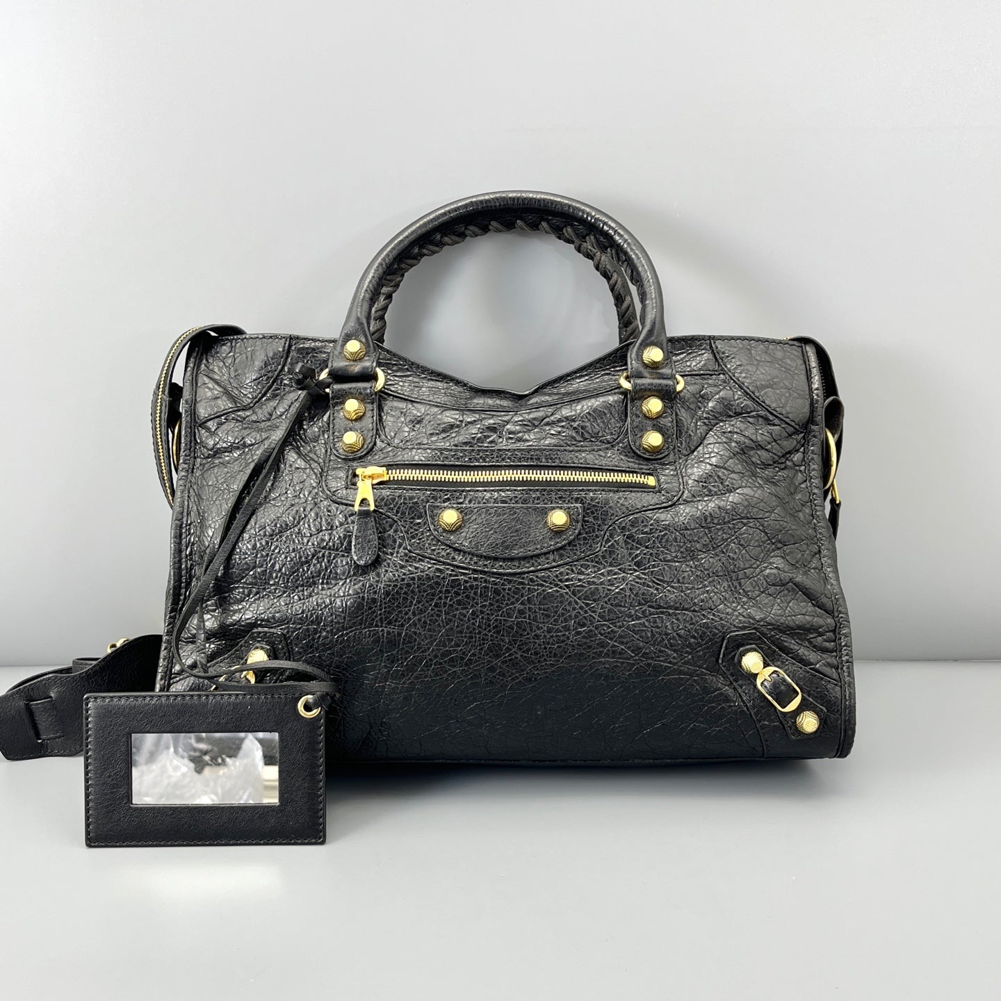 Balenciaga - City - Leather - Black - (medium)