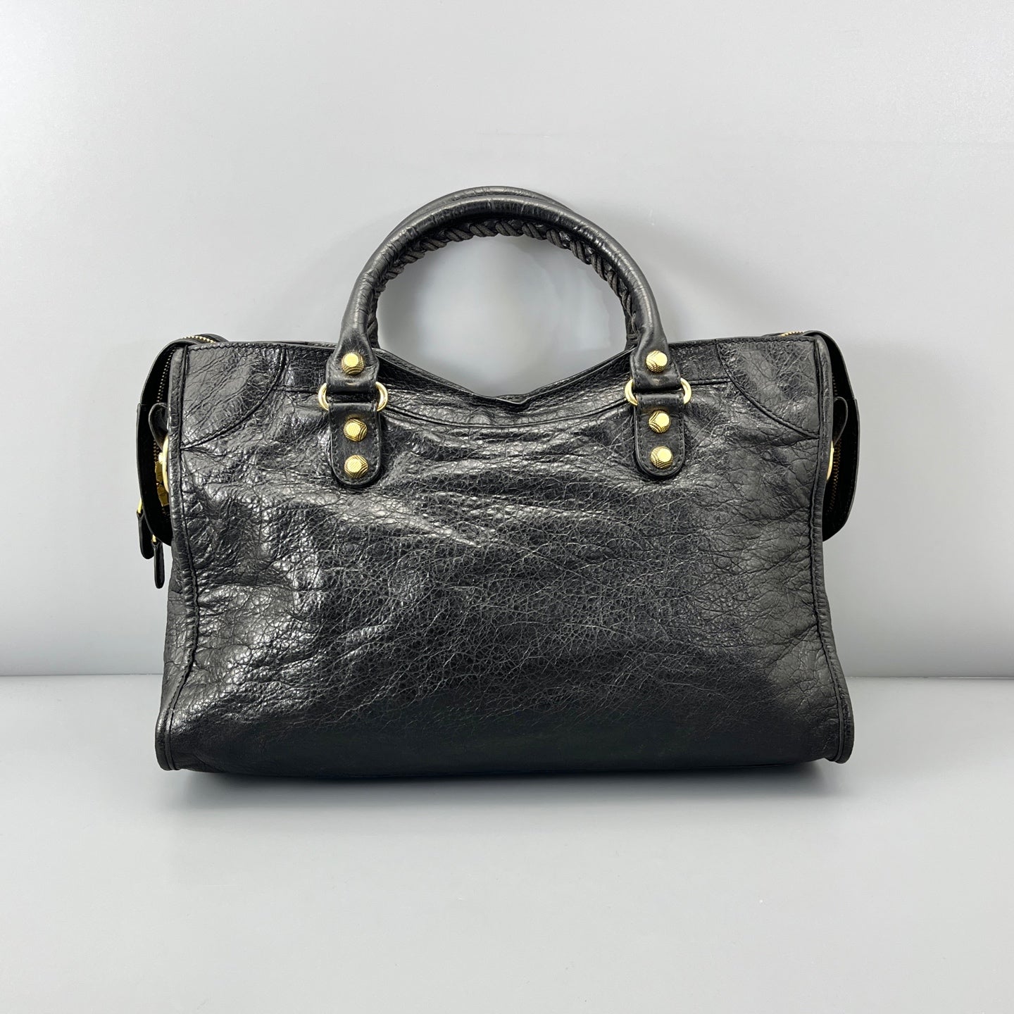 Balenciaga - City - Leather - Black - (medium)