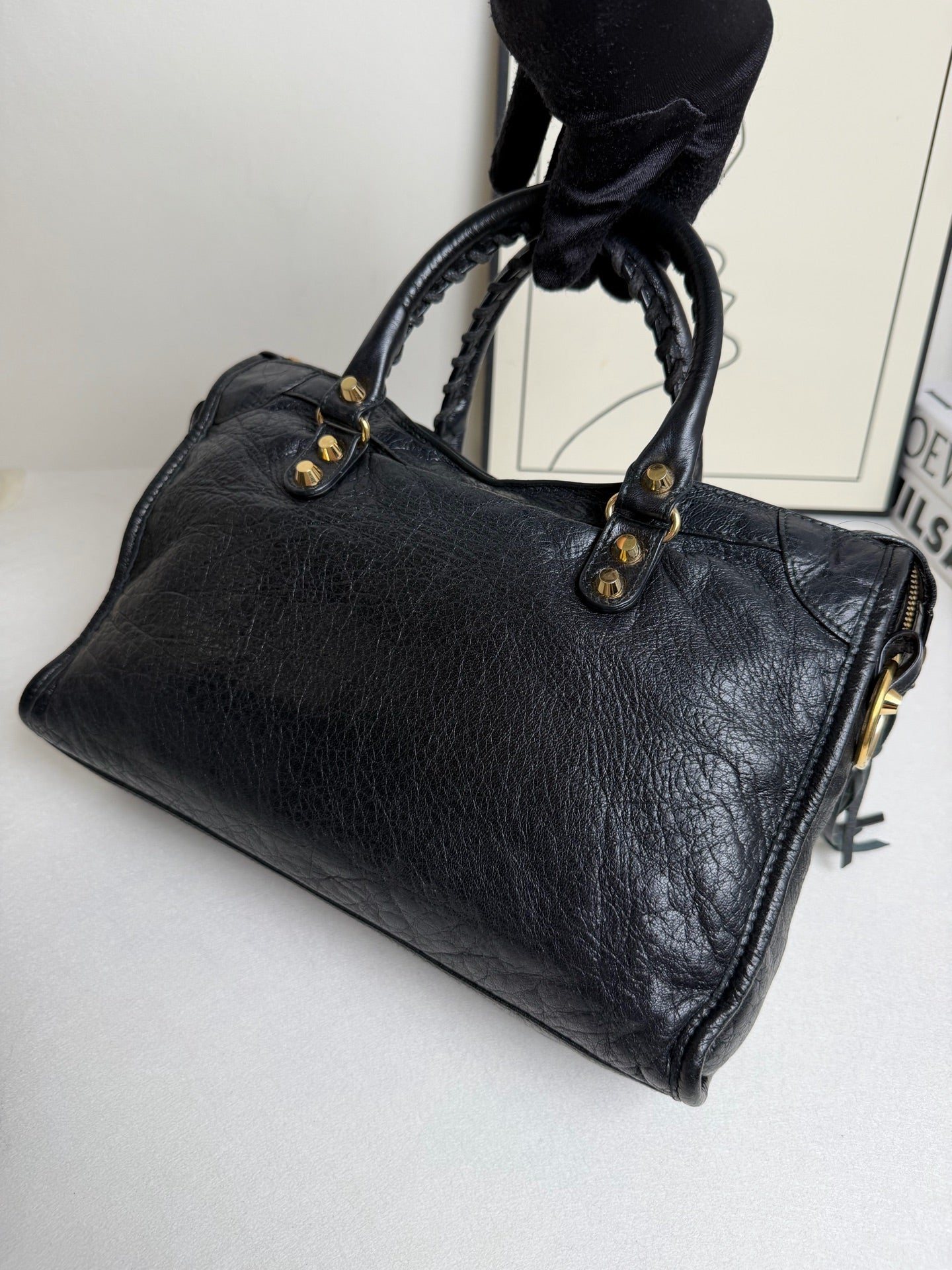 Balenciaga - City - Leather - Black - (medium)