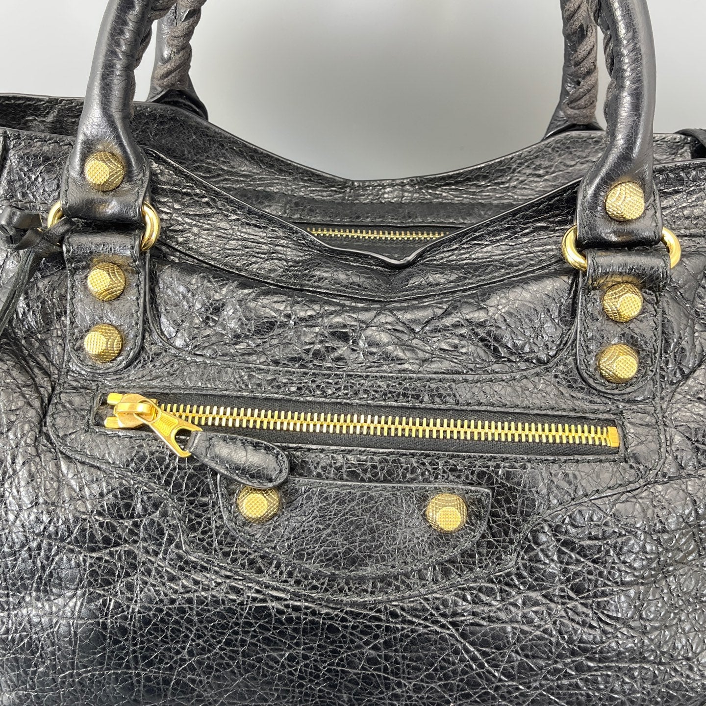 Balenciaga - City - Leather - Black - (medium)