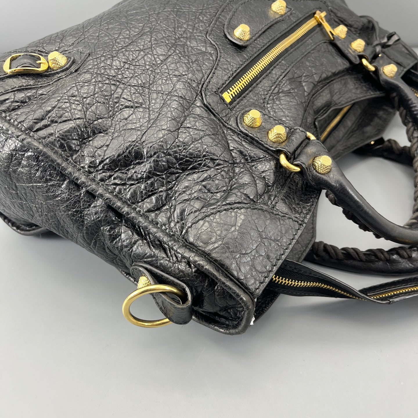 Balenciaga - City - Leather - Black - (medium)