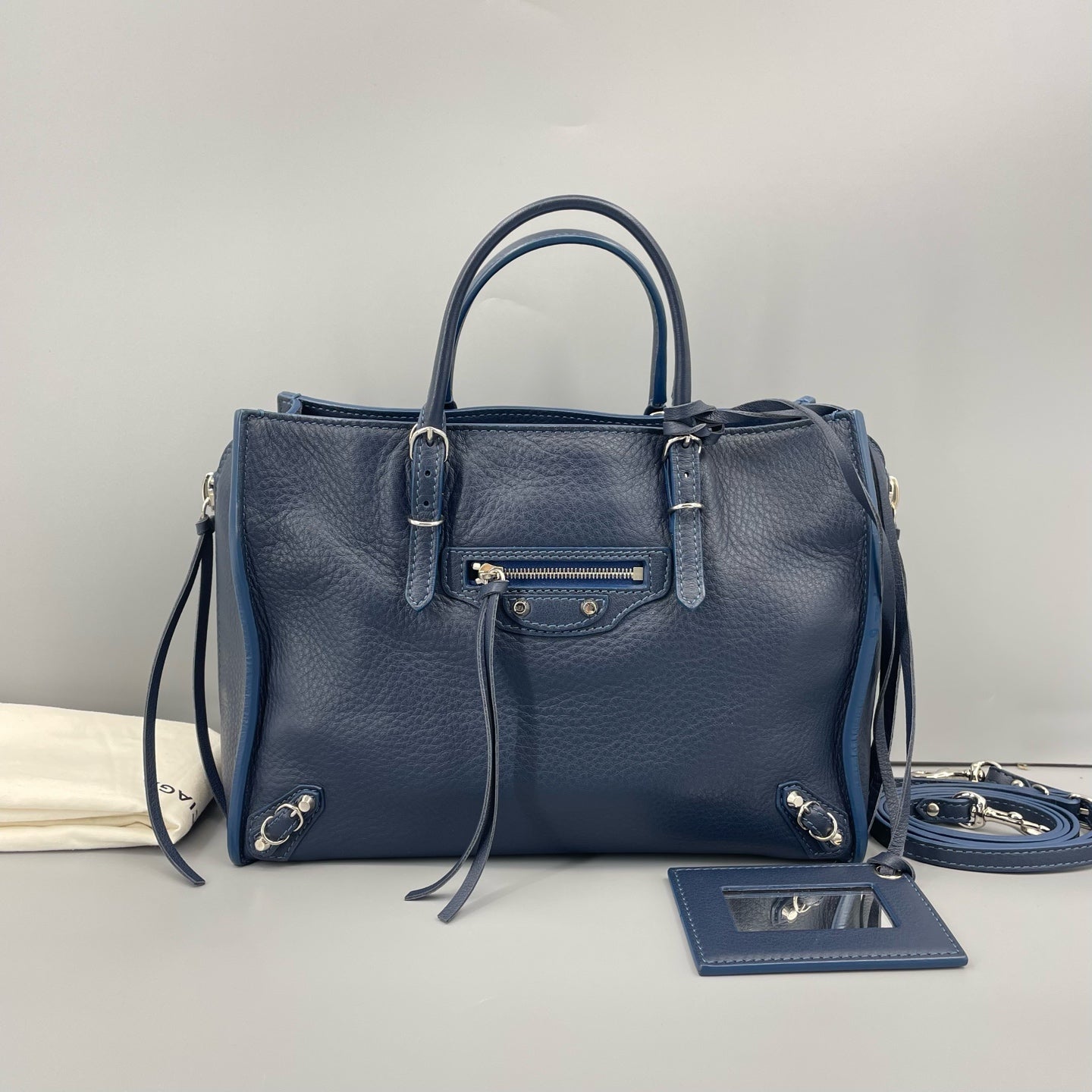 Balenciaga - City - Leather - Blue - (medium)