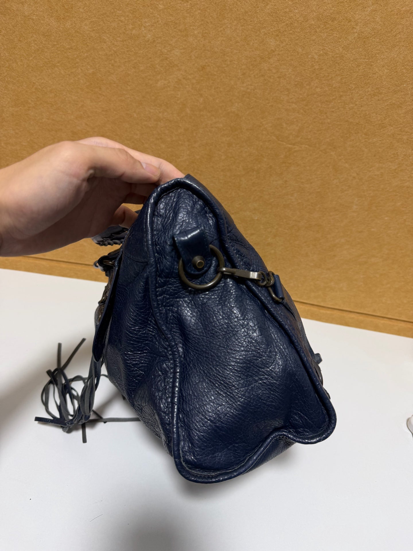 Balenciaga - City - Leather - Blue - (medium)