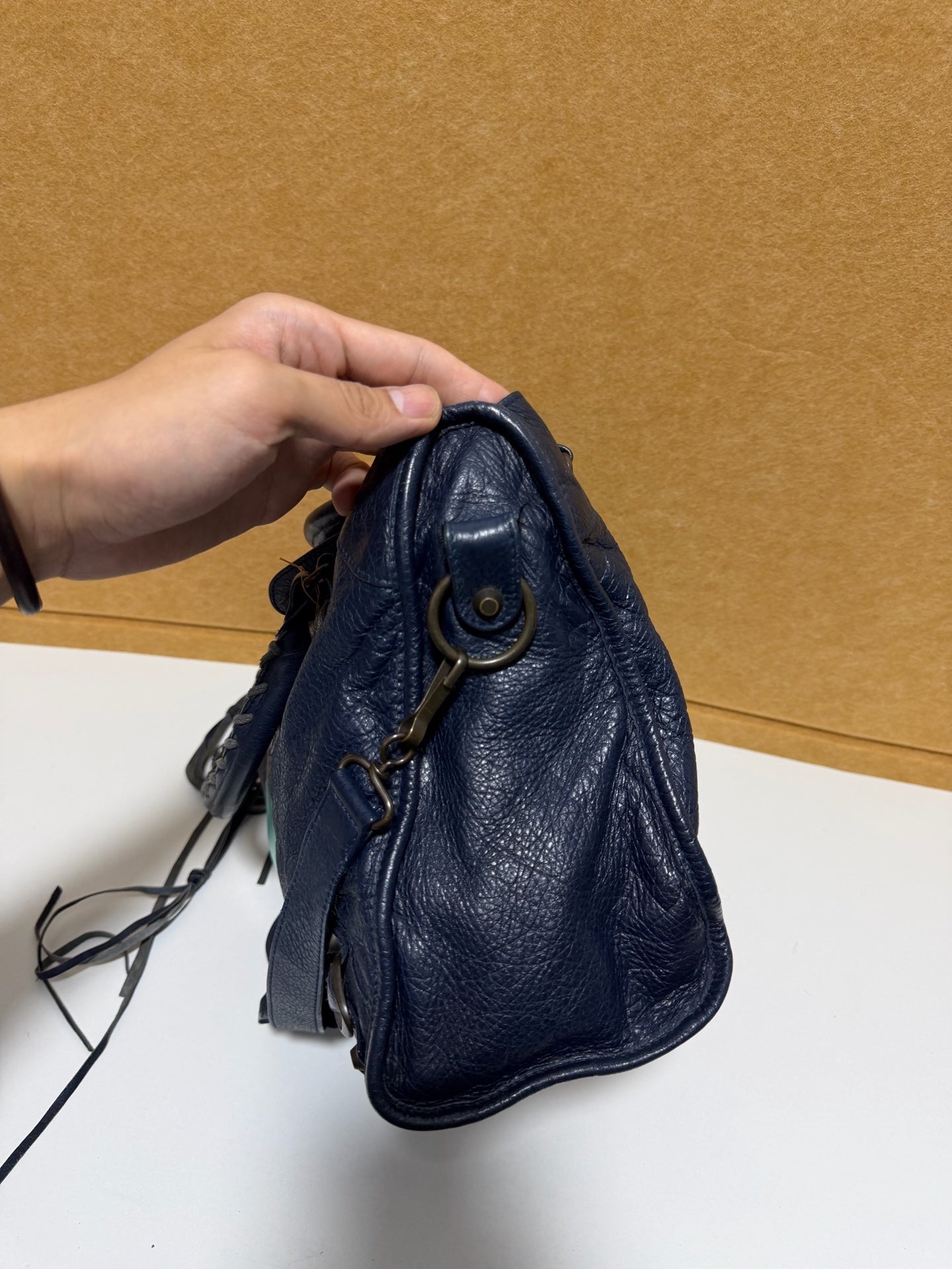 Balenciaga - City - Leather - Blue - (medium)