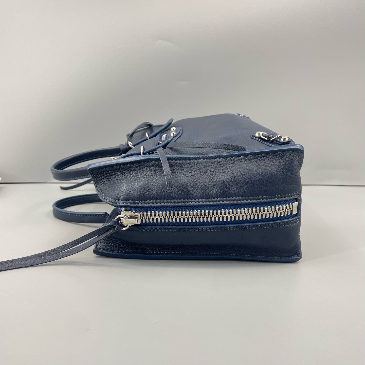 Balenciaga - City - Leather - Blue - (medium)