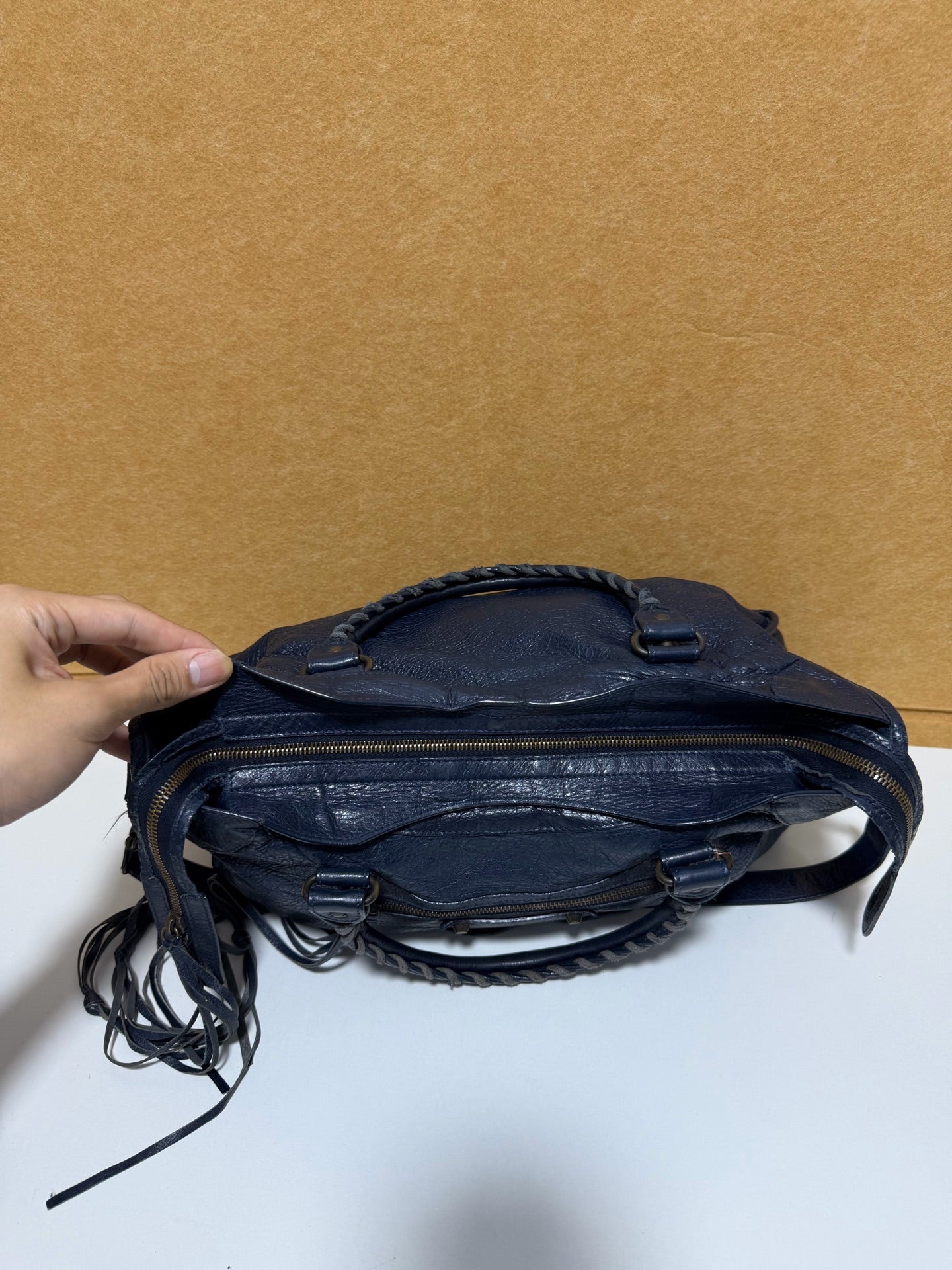Balenciaga - City - Leather - Blue - (medium)