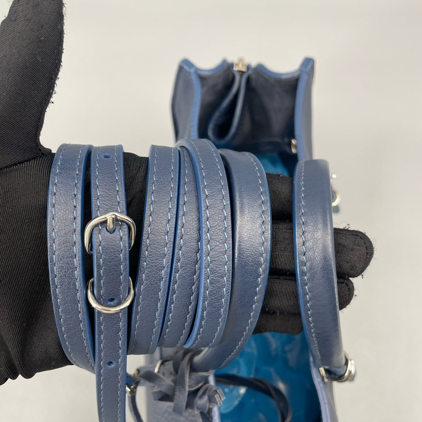 Balenciaga - City - Leather - Blue - (medium)