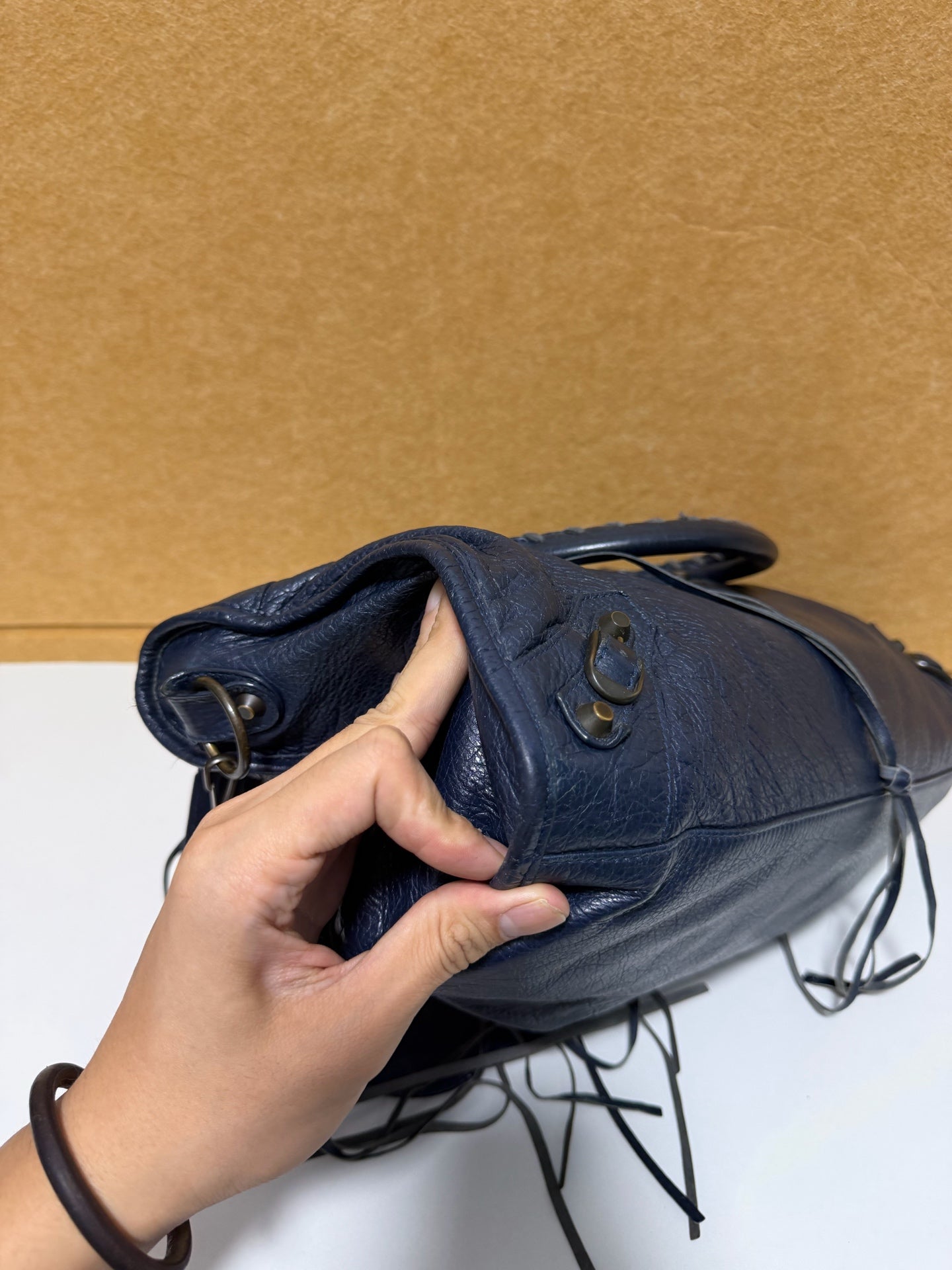 Balenciaga - City - Leather - Blue - (medium)