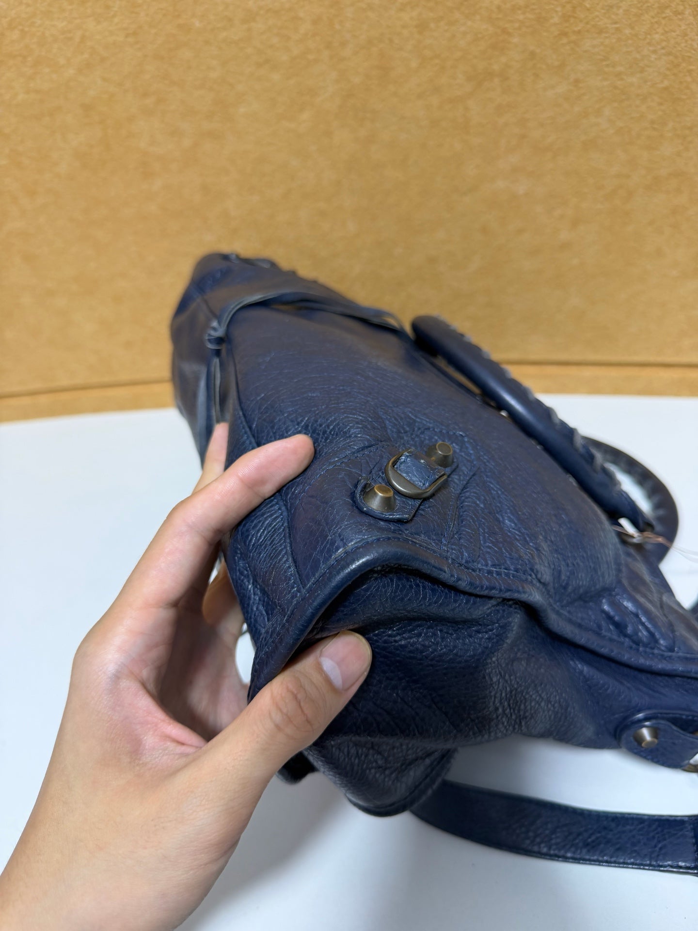 Balenciaga - City - Leather - Blue - (medium)