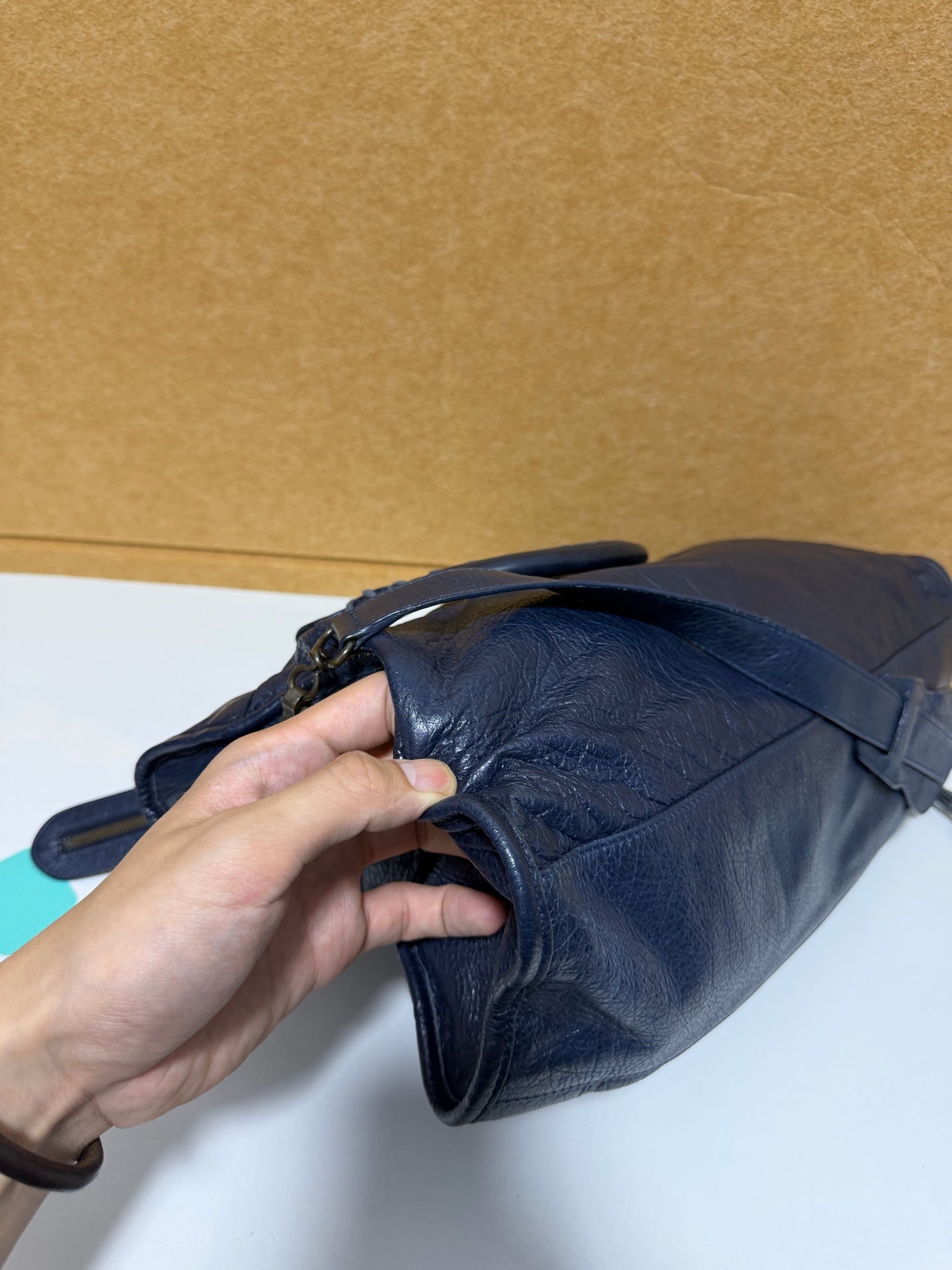 Balenciaga - City - Leather - Blue - (medium)