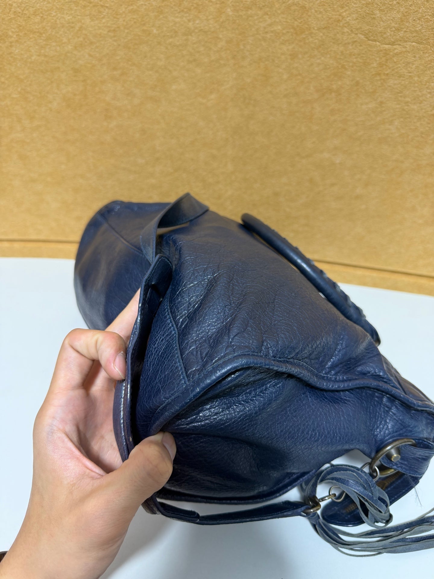 Balenciaga - City - Leather - Blue - (medium)