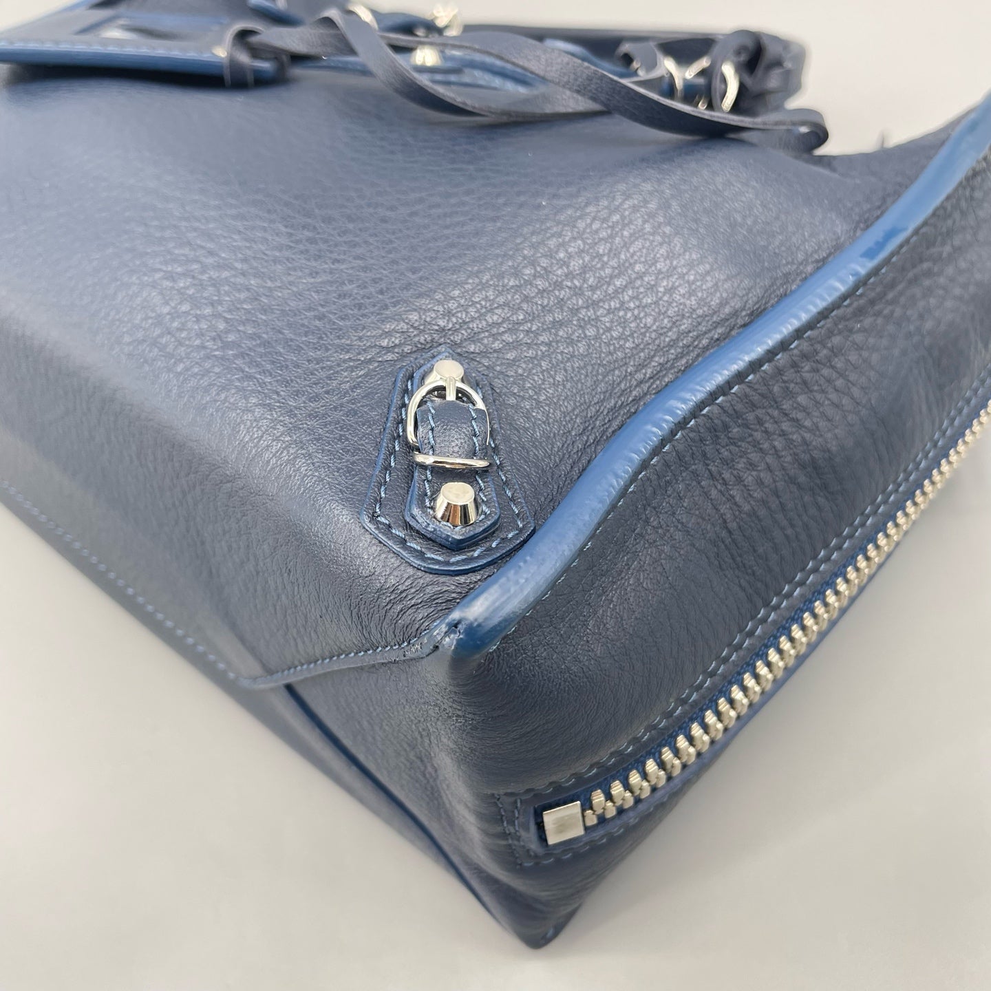 Balenciaga - City - Leather - Blue - (medium)