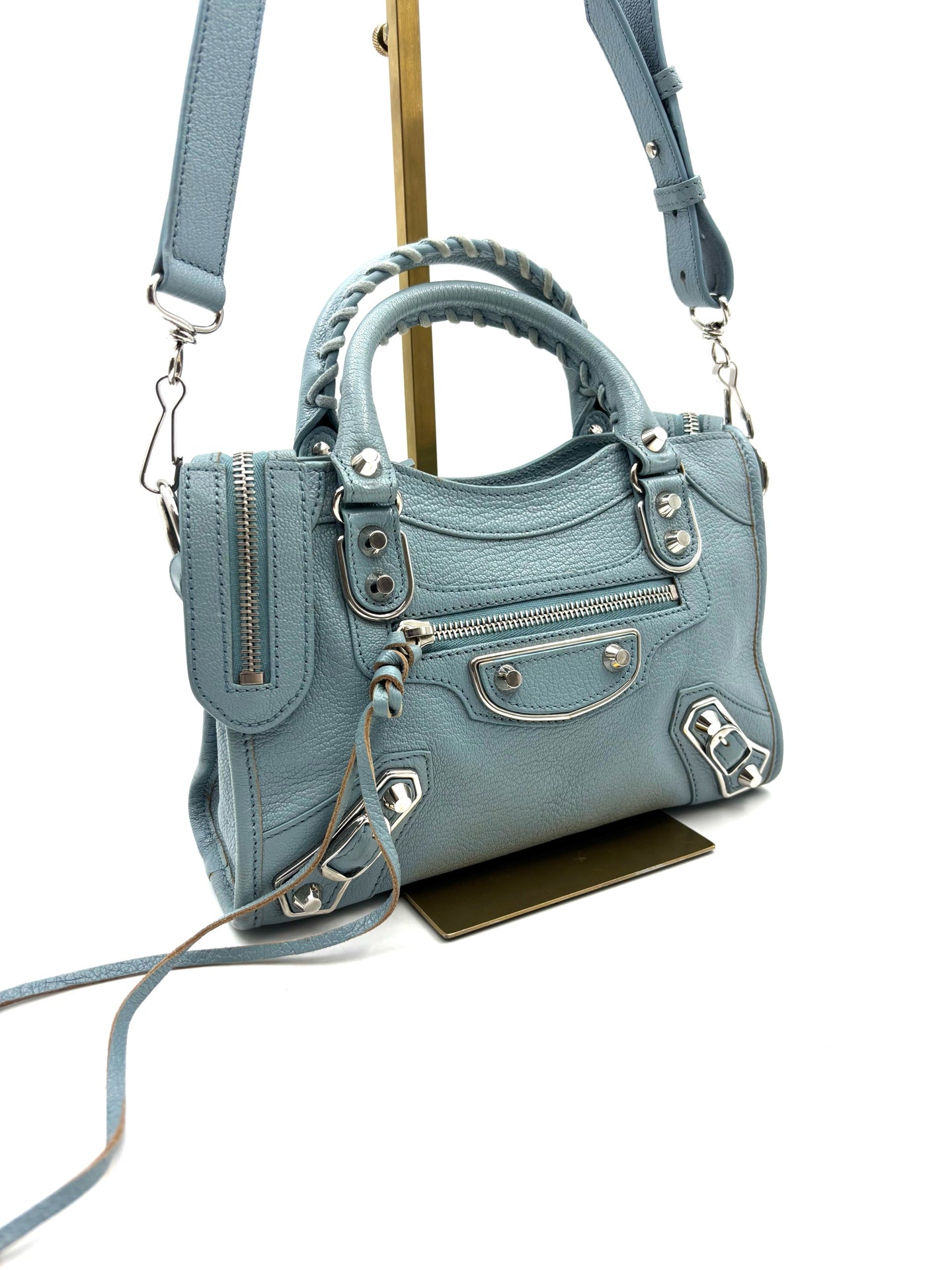 Balenciaga - City - Leather - Blue - (mini)