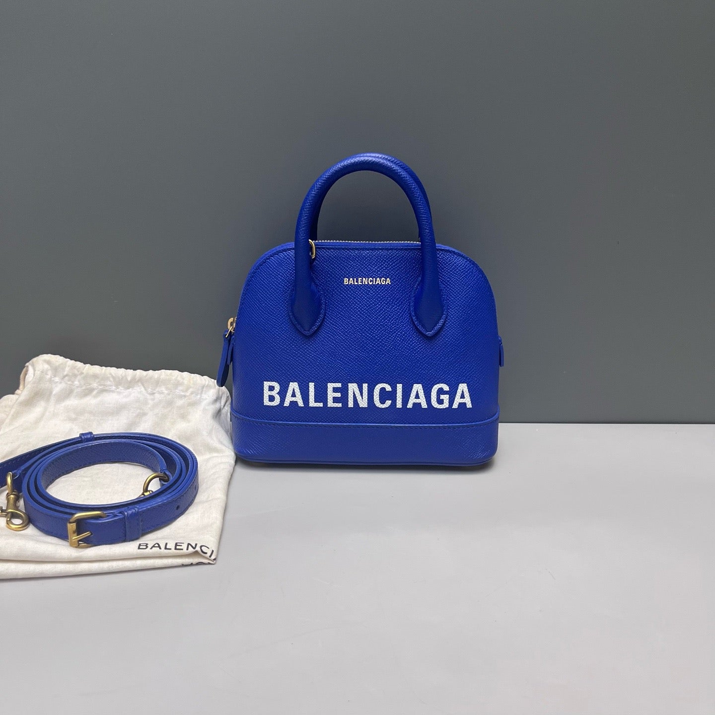 Balenciaga - City - Leather - Blue - (small)