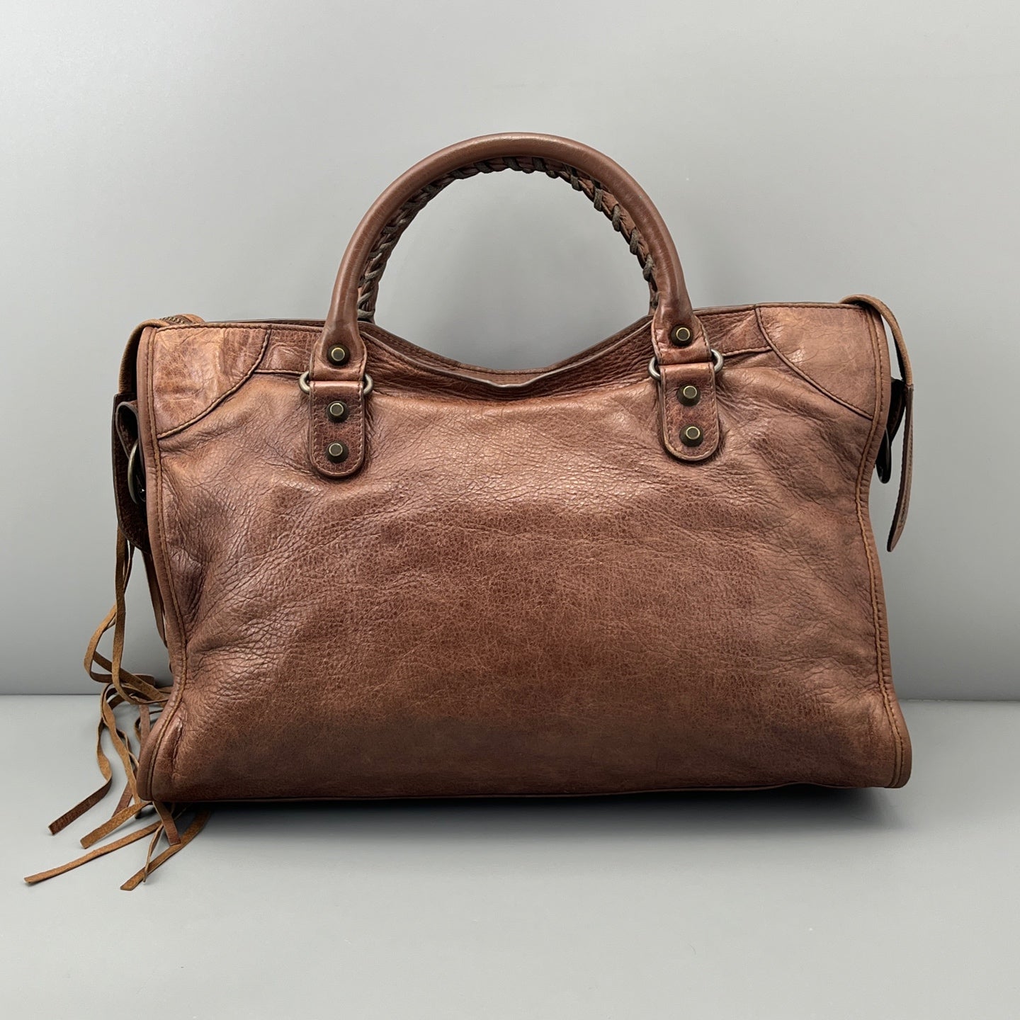 Balenciaga - City - Leather - Brown - (large)