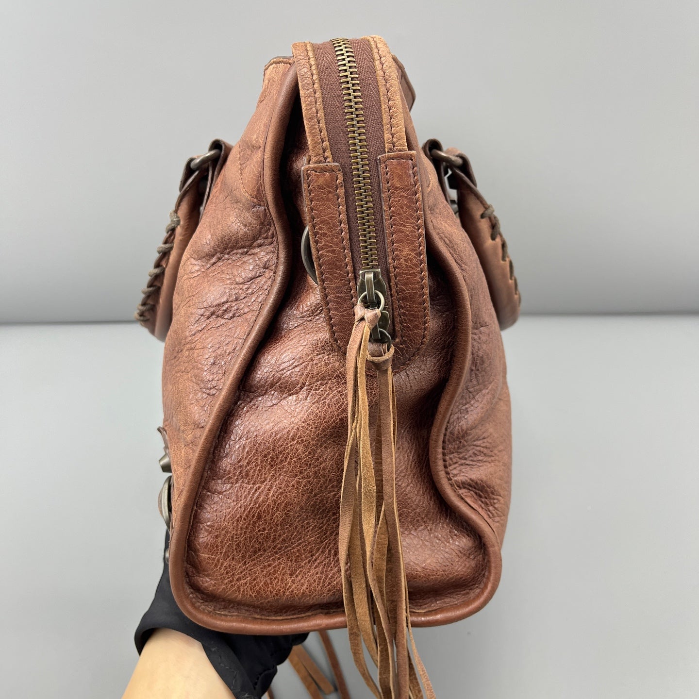 Balenciaga - City - Leather - Brown - (large)