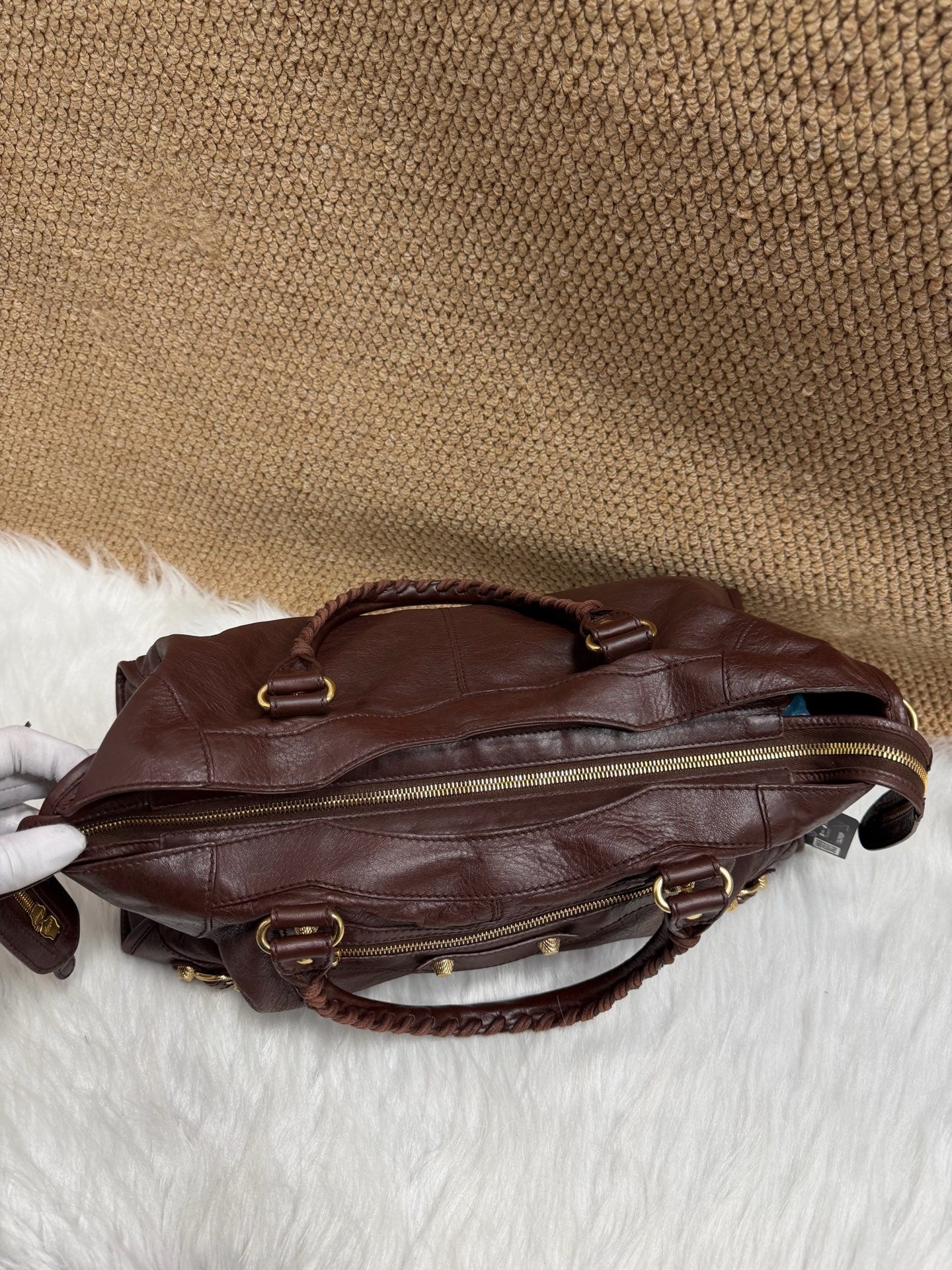 Balenciaga - City - Leather - Brown - (Large)