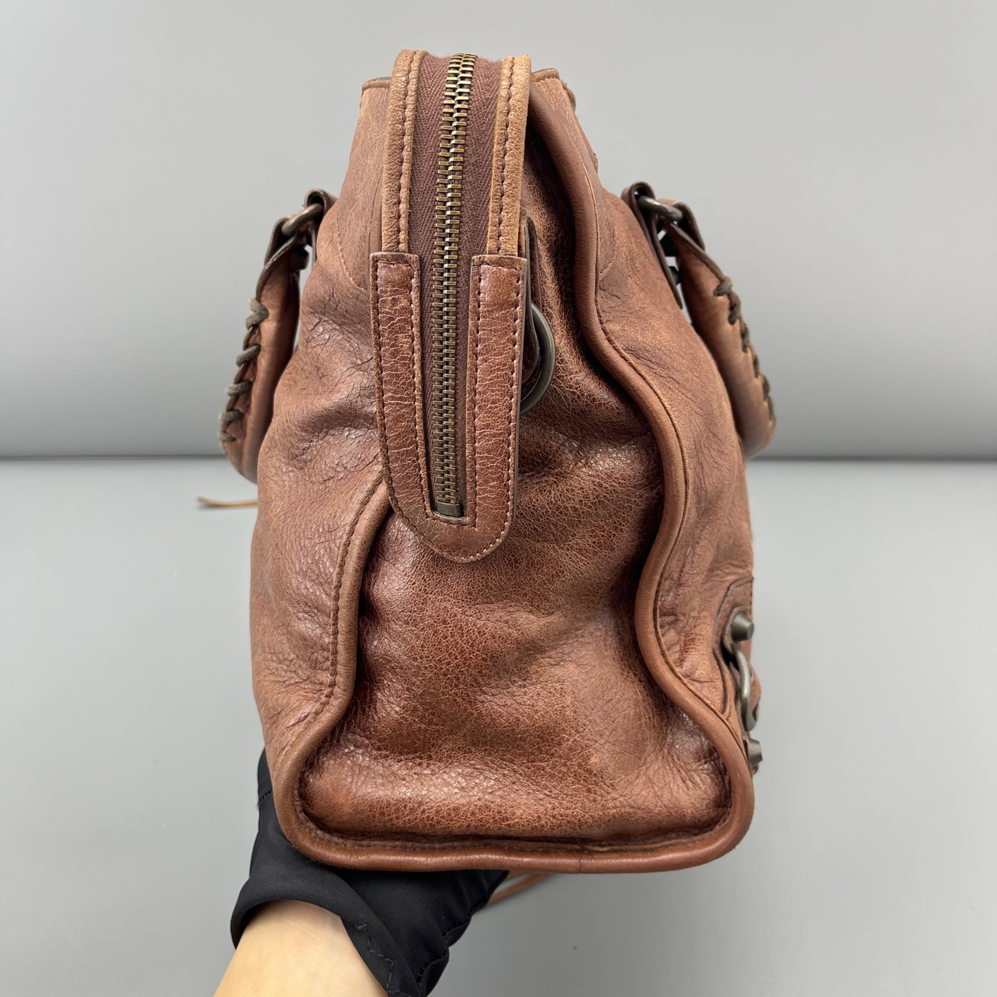 Balenciaga - City - Leather - Brown - (large)