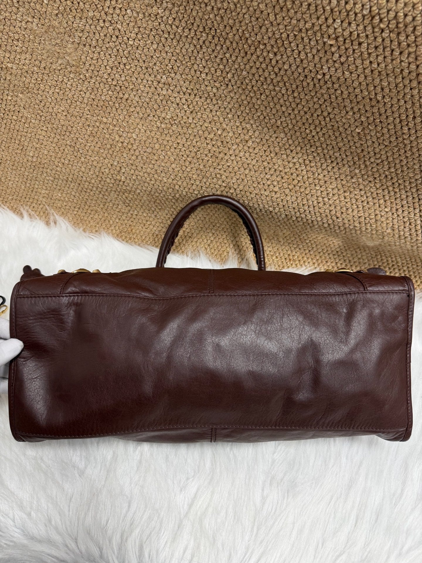 Balenciaga - City - Leather - Brown - (Large)