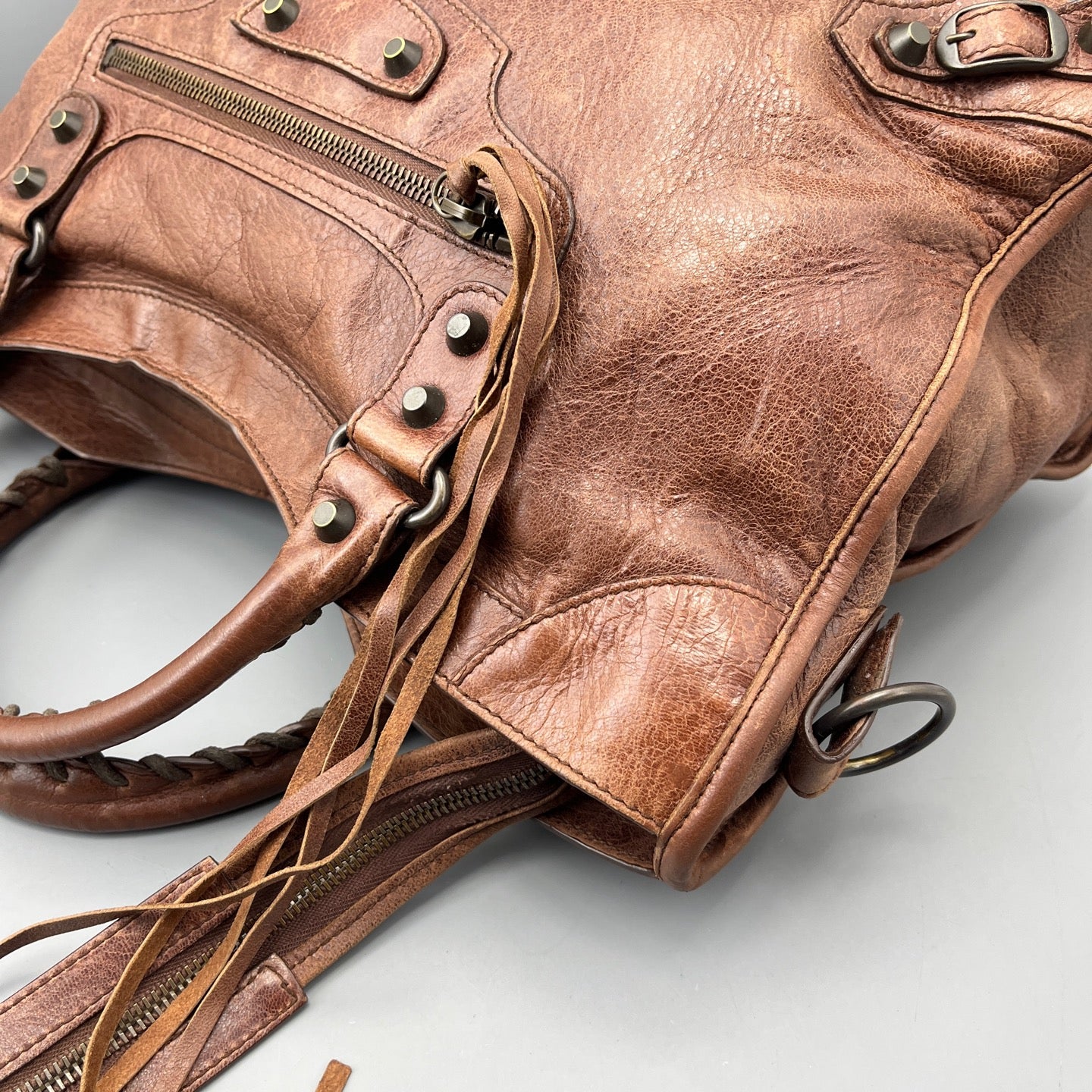Balenciaga - City - Leather - Brown - (large)