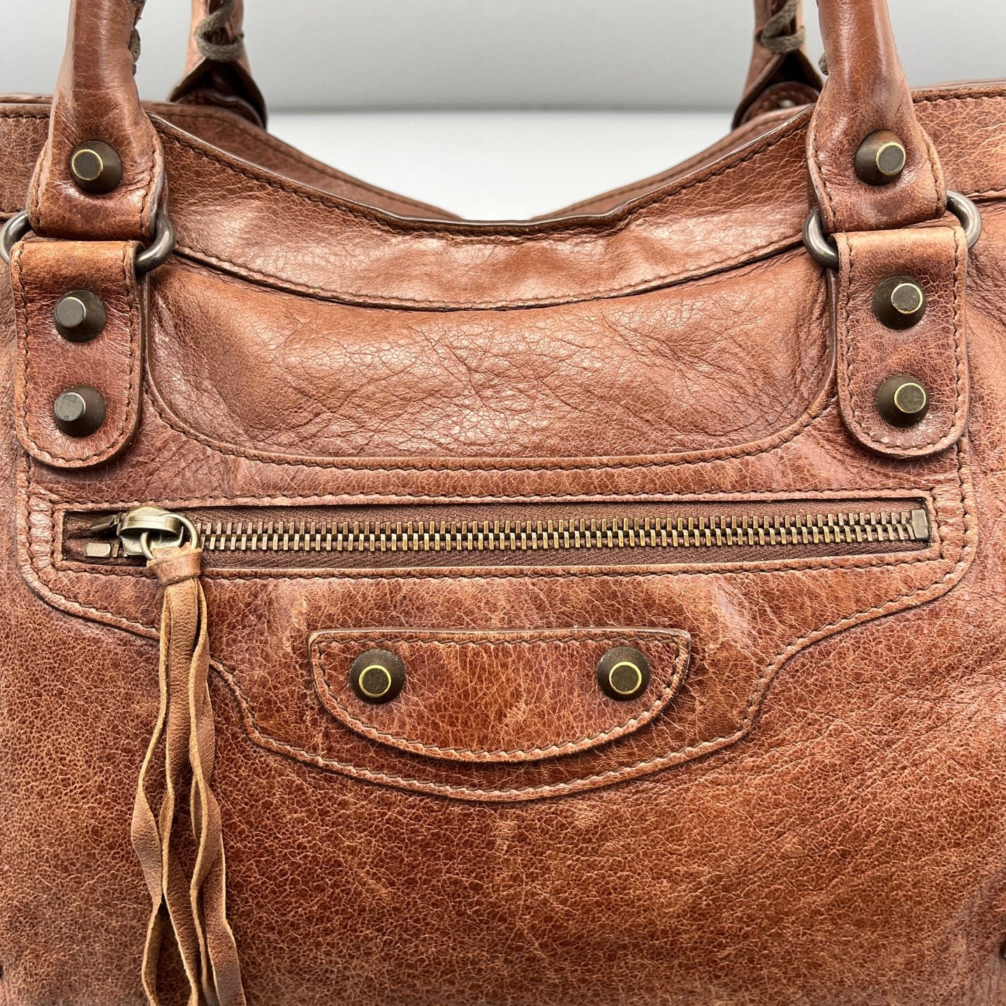 Balenciaga - City - Leather - Brown - (large)