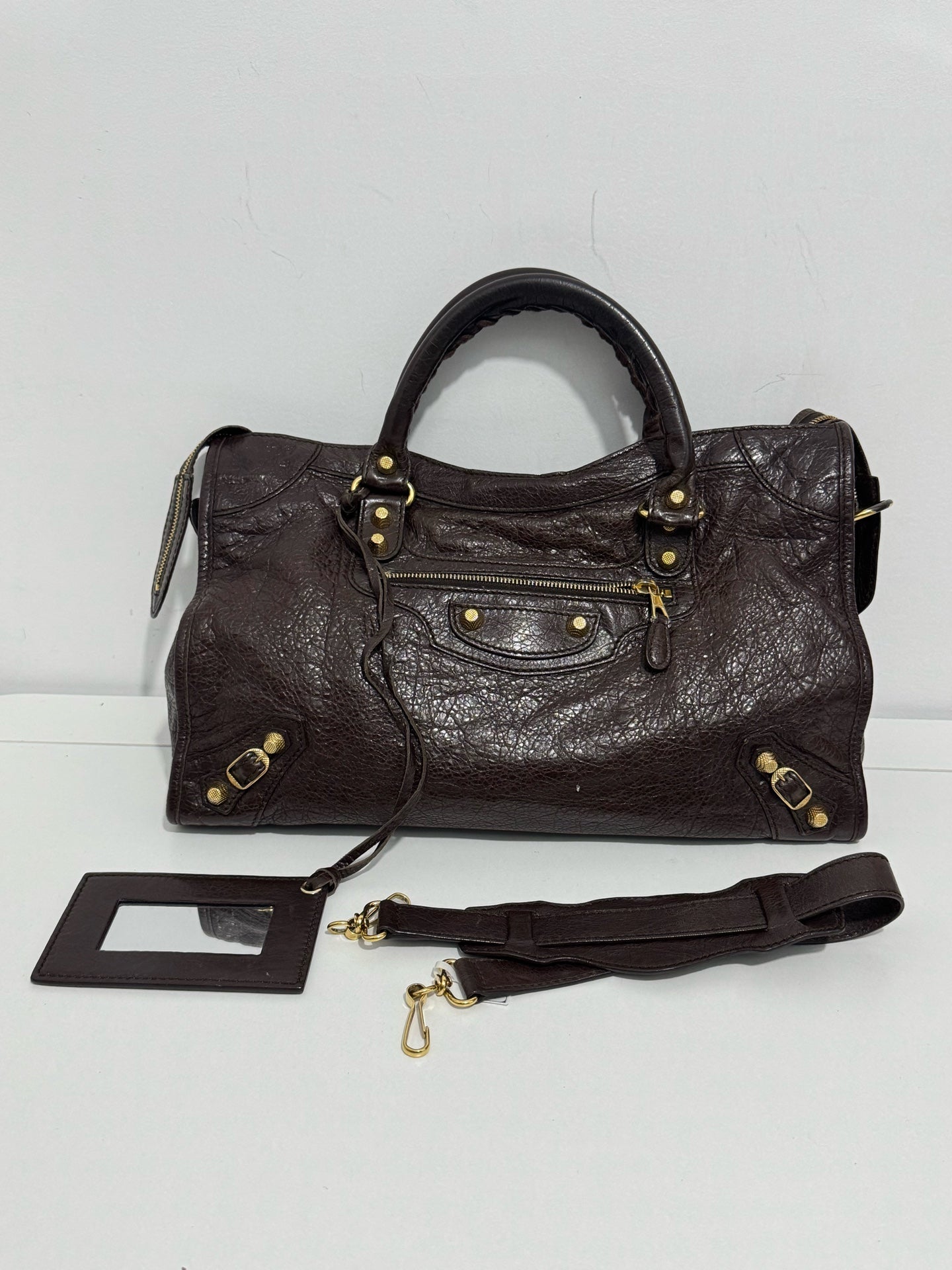 Balenciaga - City - Leather - Brown - (medium)