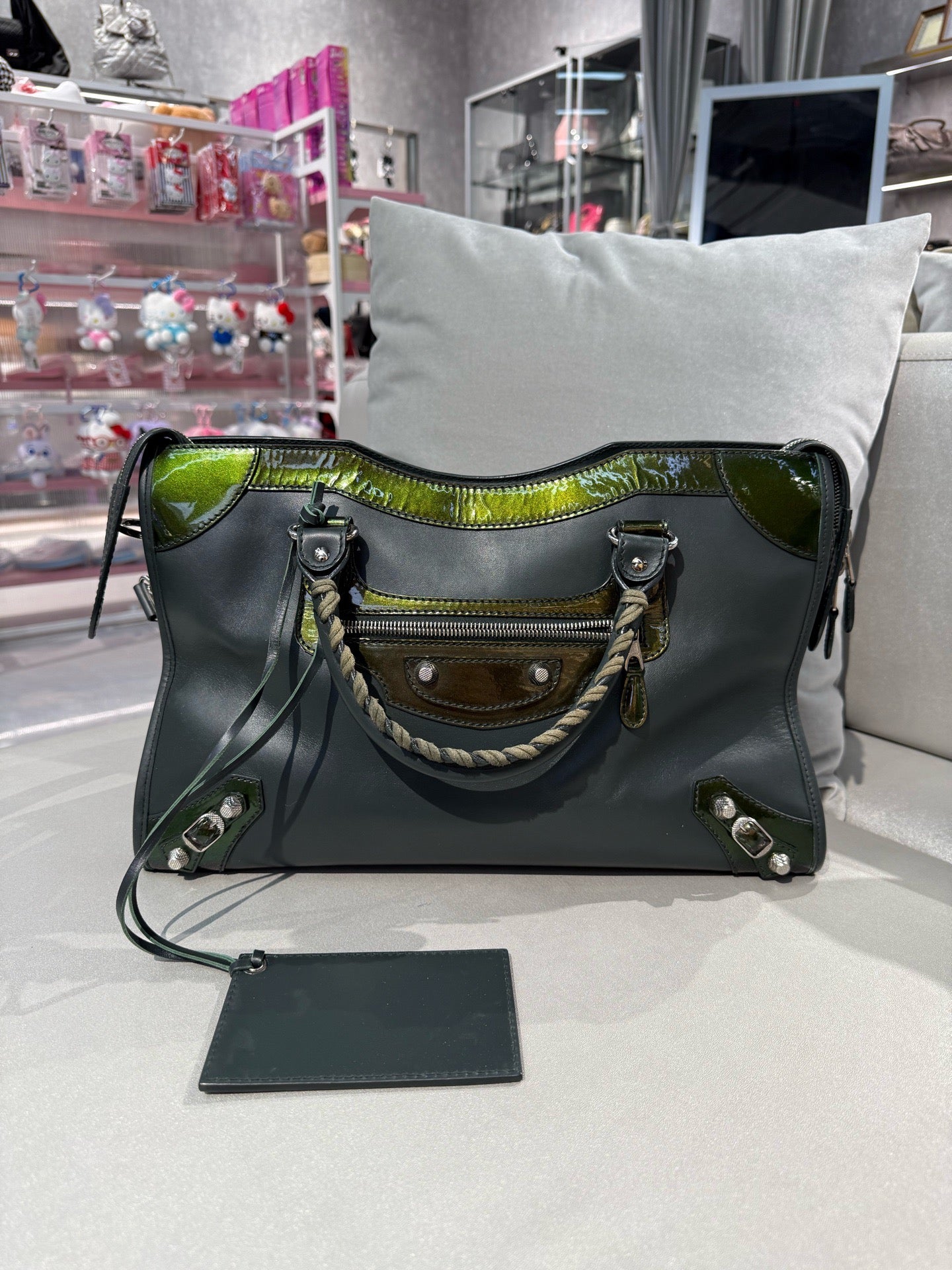 Balenciaga - City - Leather - Green - (medium)