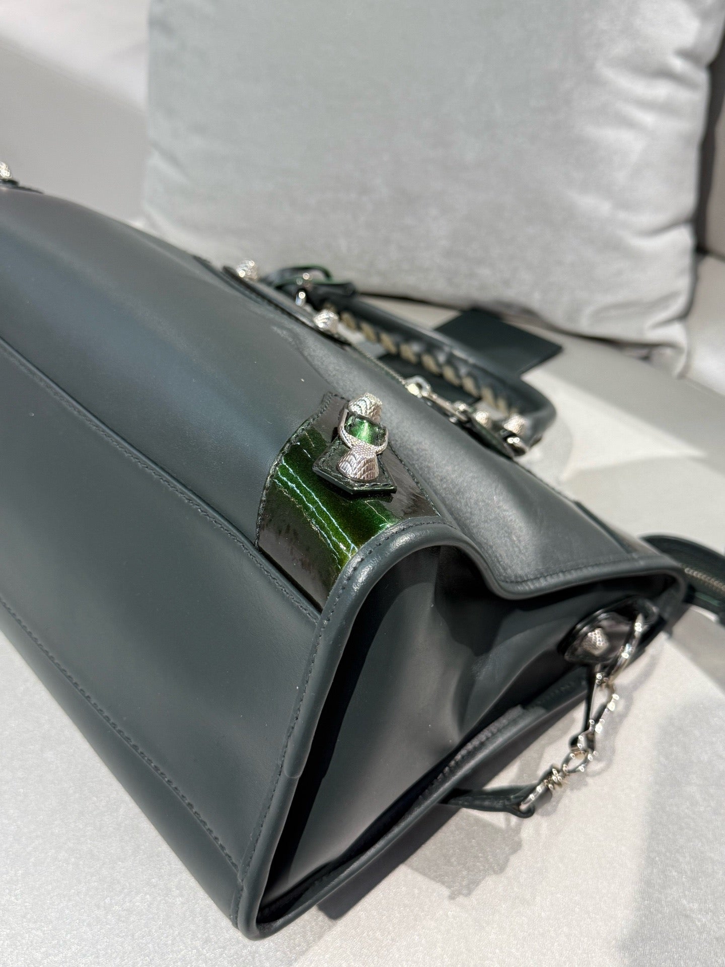 Balenciaga - City - Leather - Green - (medium)
