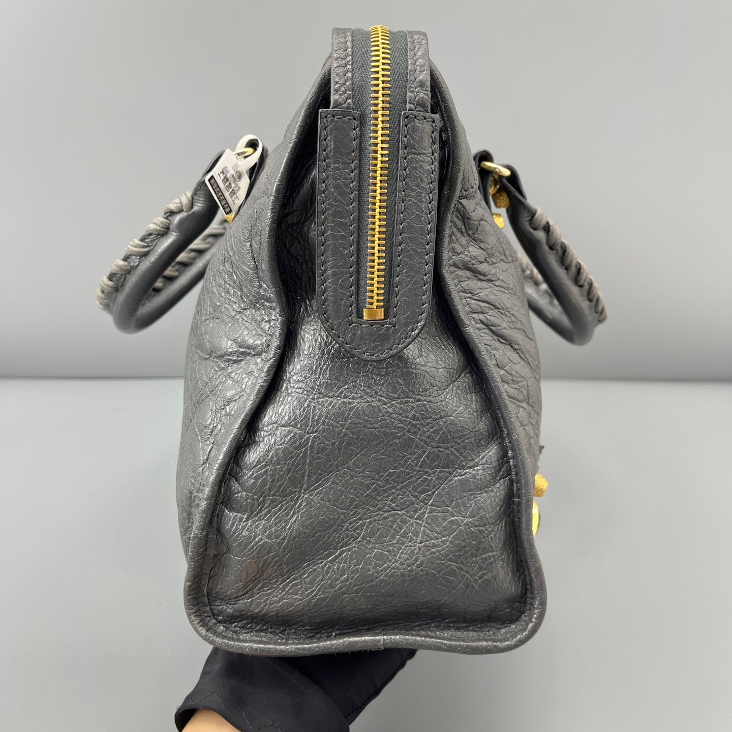 Balenciaga - City - Leather - Grey - (large)