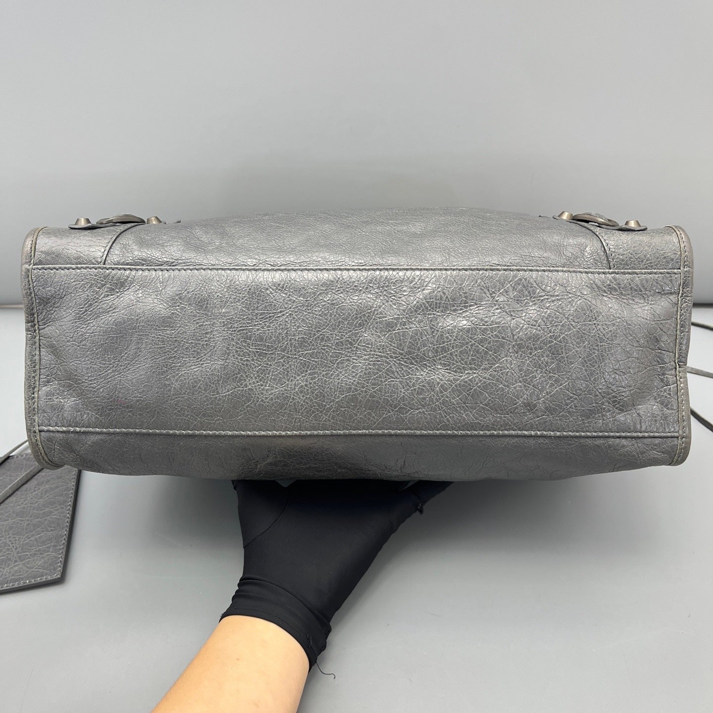 Balenciaga - City - Leather - Grey - (Large)