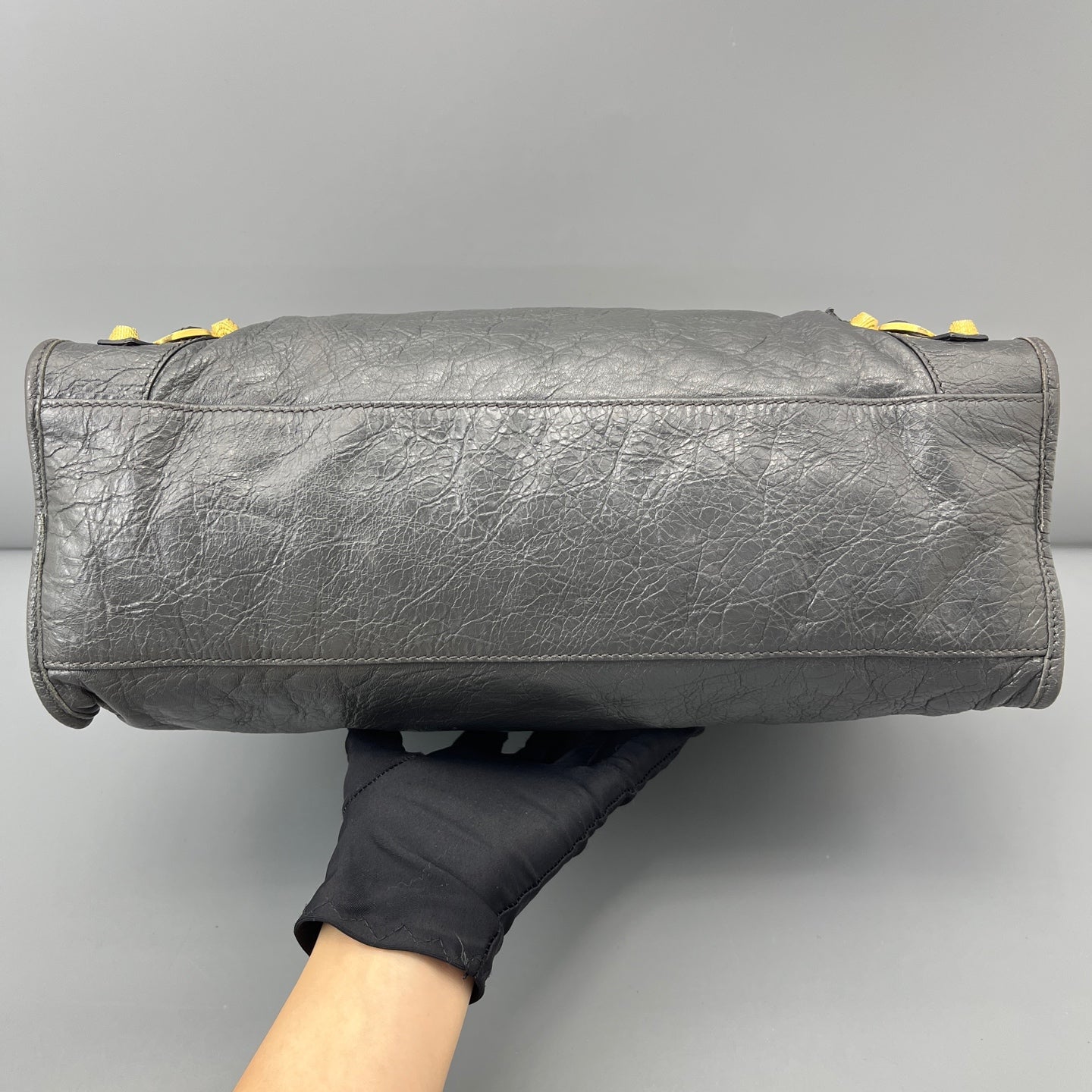 Balenciaga - City - Leather - Grey - (large)