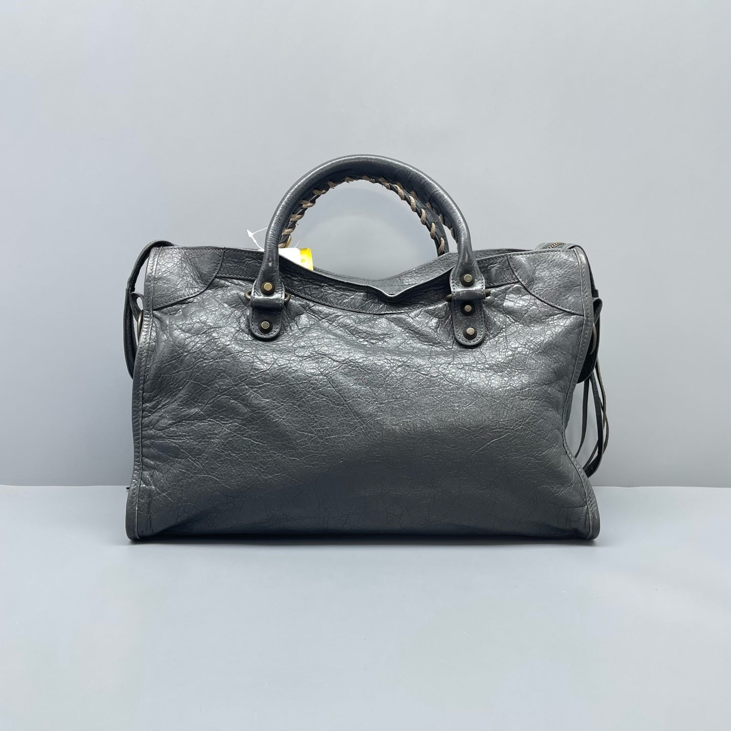 Balenciaga - City - Leather - Grey - (medium)