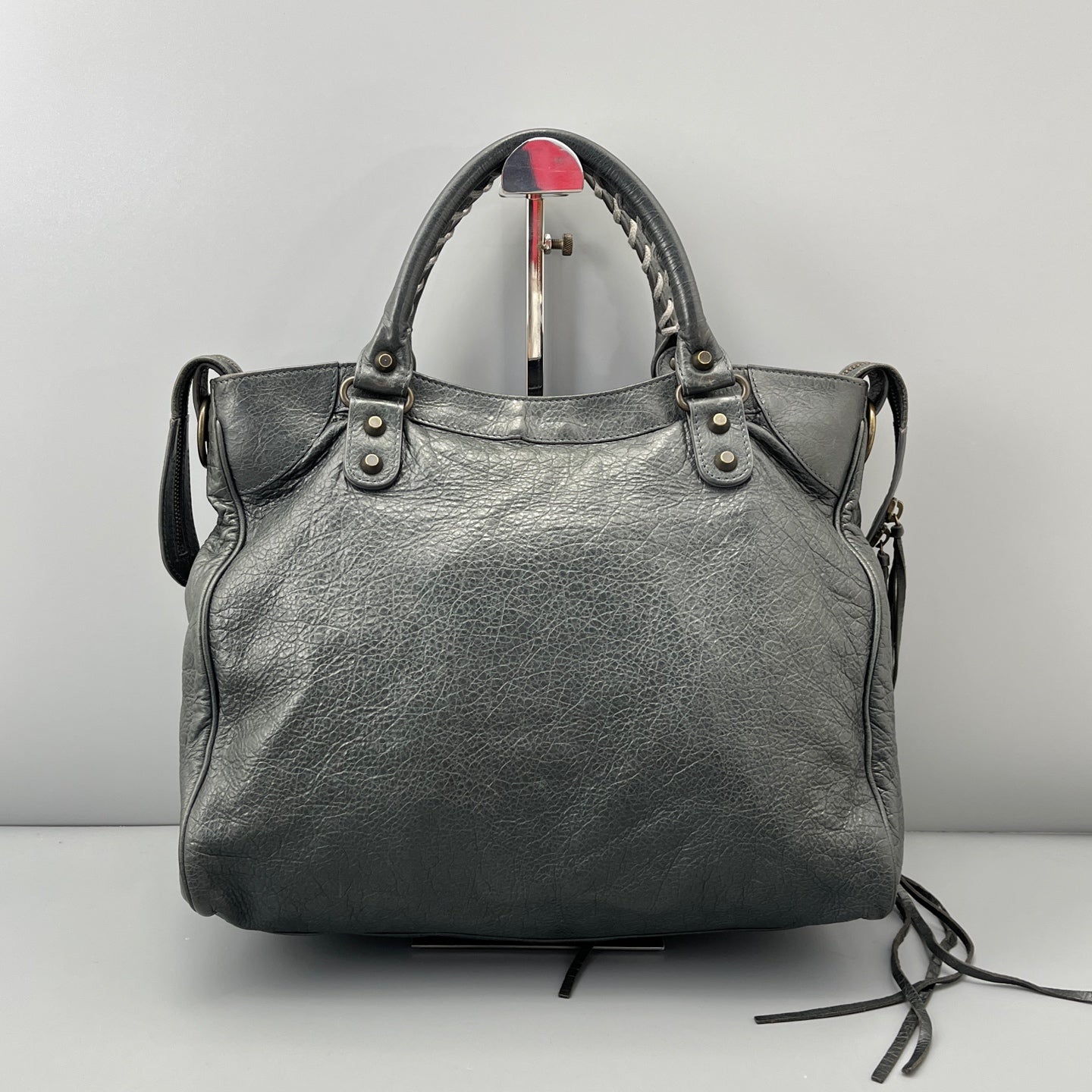 Balenciaga - City - Leather - Grey - (Medium)