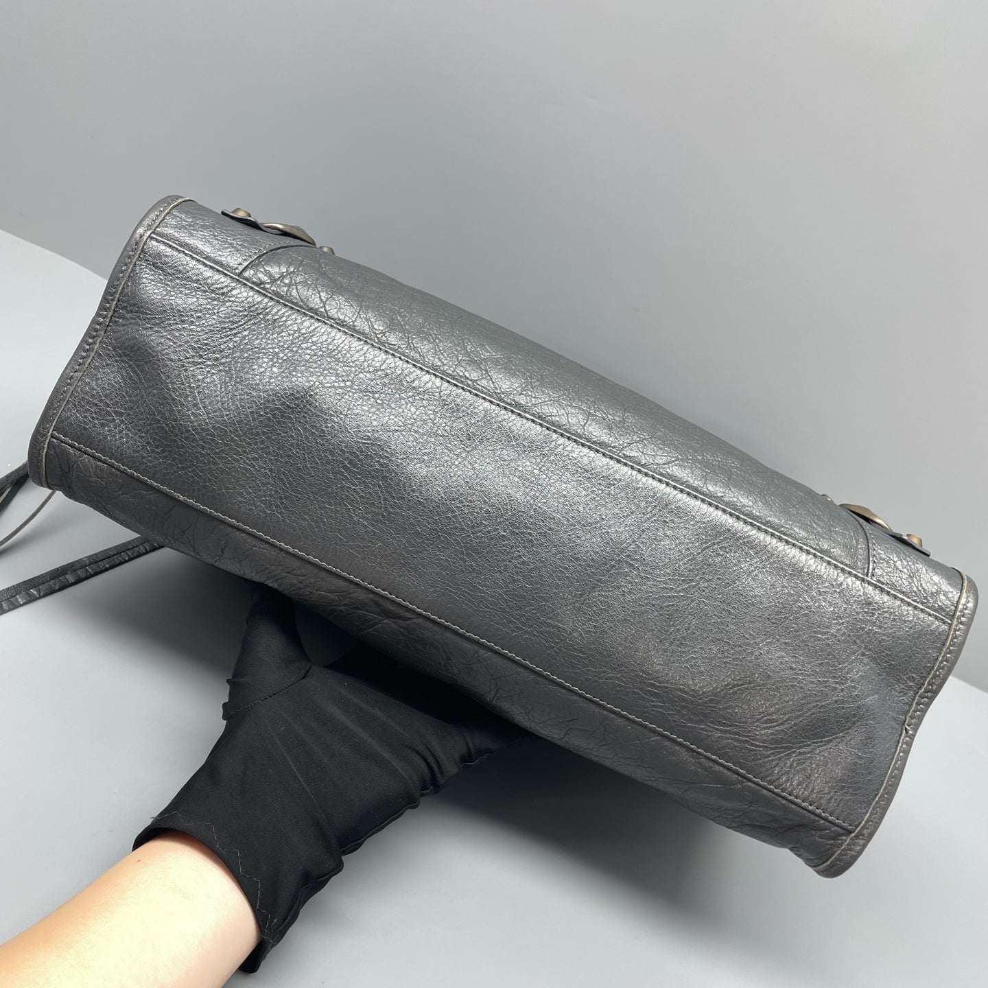 Balenciaga - City - Leather - Grey - (medium)