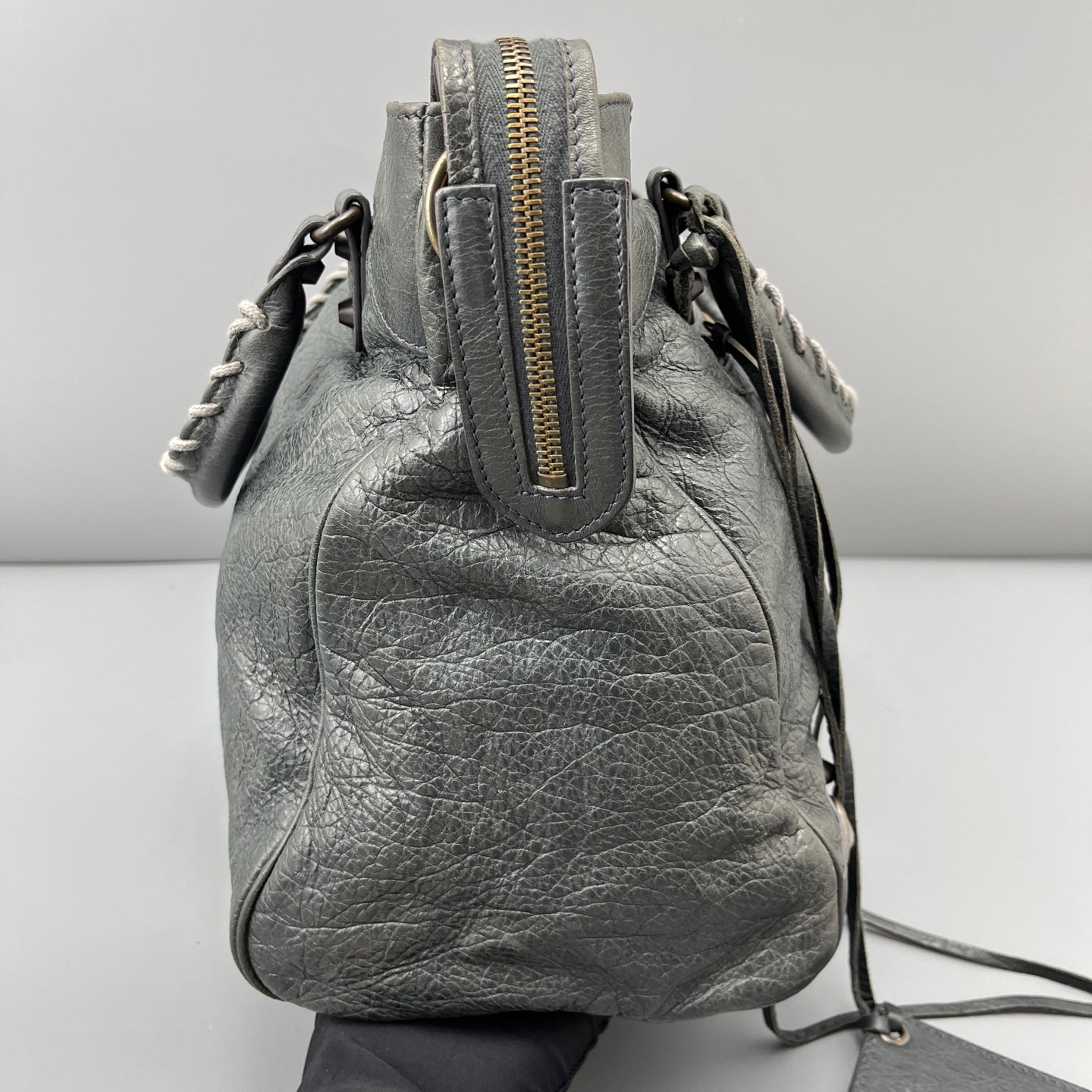 Balenciaga - City - Leather - Grey - (Medium)