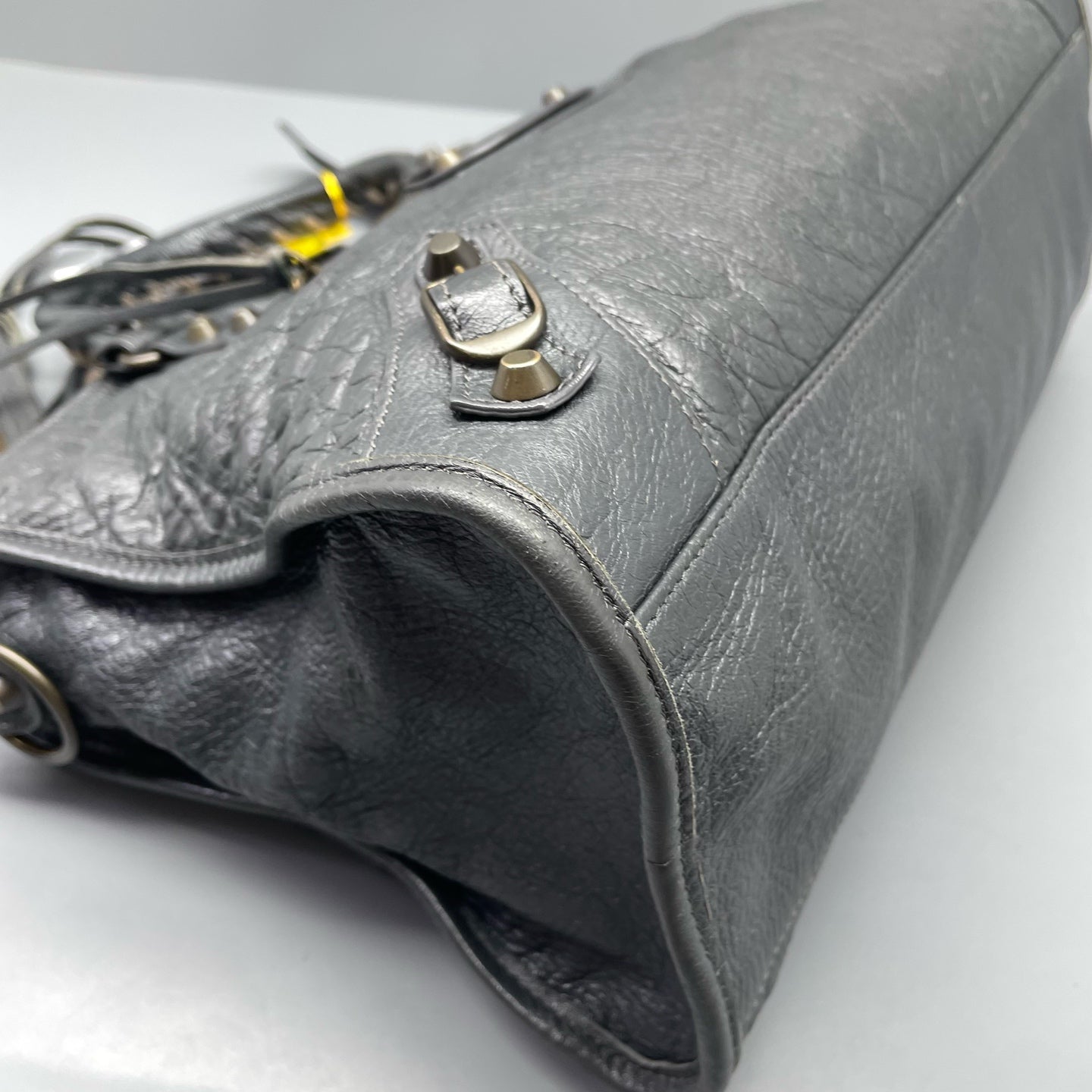Balenciaga - City - Leather - Grey - (medium)