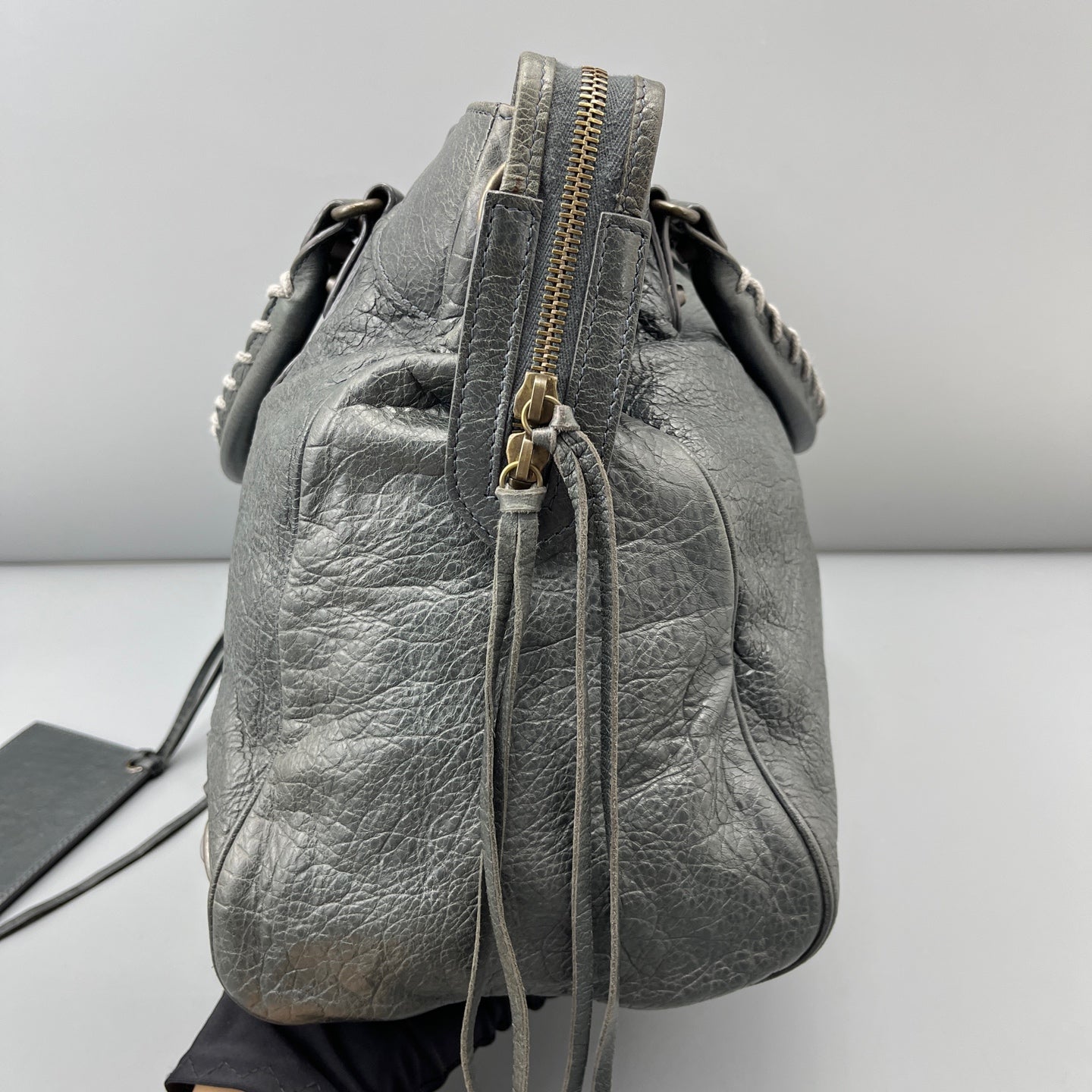 Balenciaga - City - Leather - Grey - (Medium)