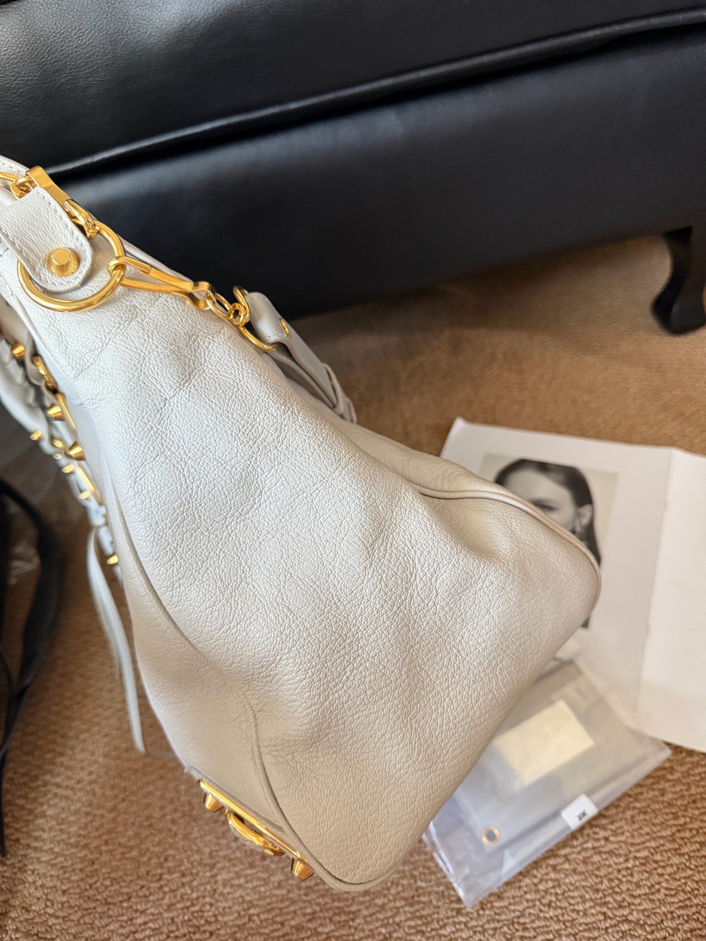 Balenciaga - City - Leather - Grey - (medium)