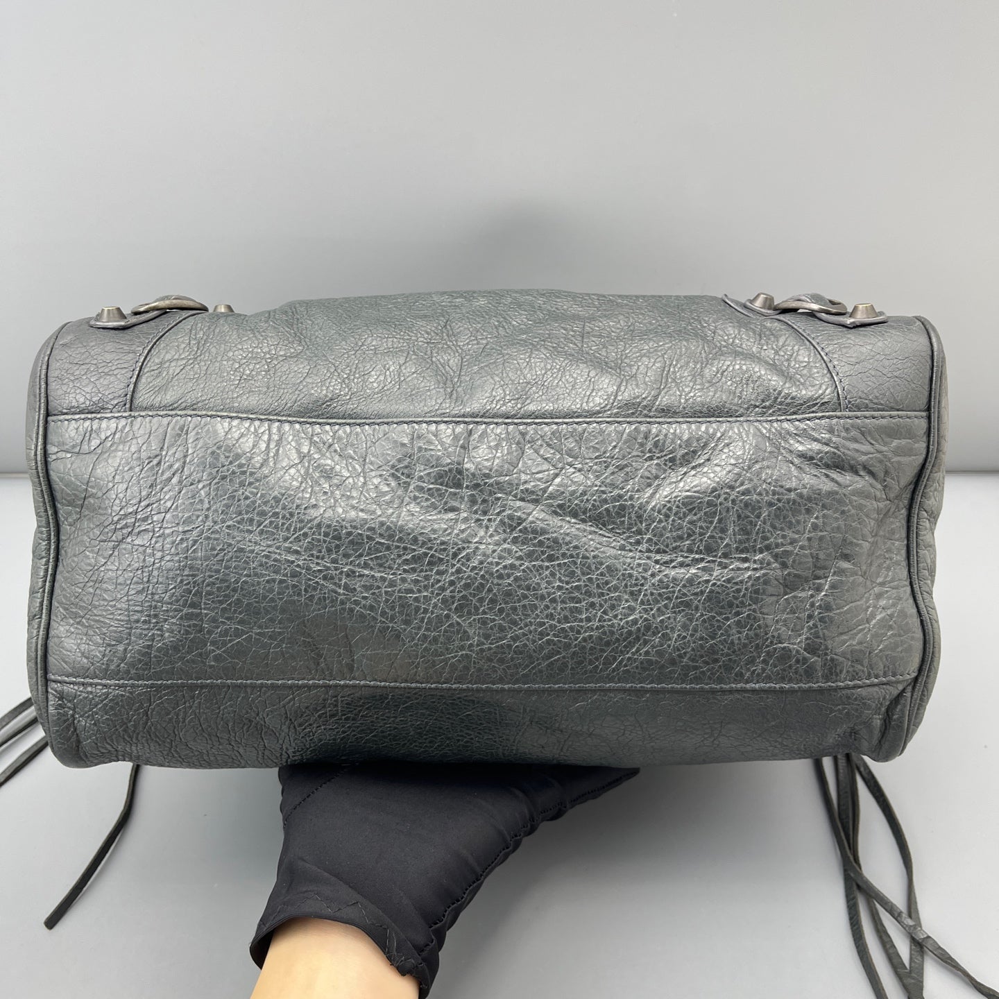 Balenciaga - City - Leather - Grey - (Medium)