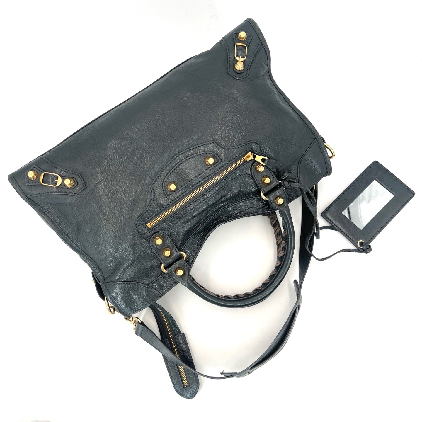 Balenciaga - City - Leather - Grey - (medium)