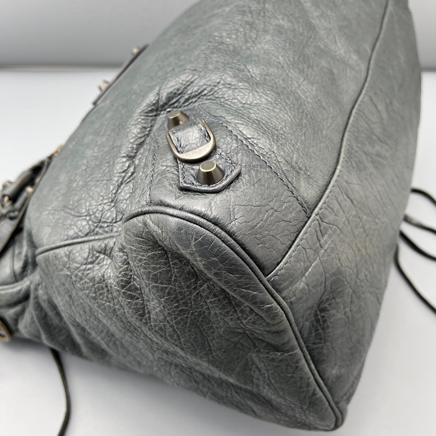 Balenciaga - City - Leather - Grey - (Medium)