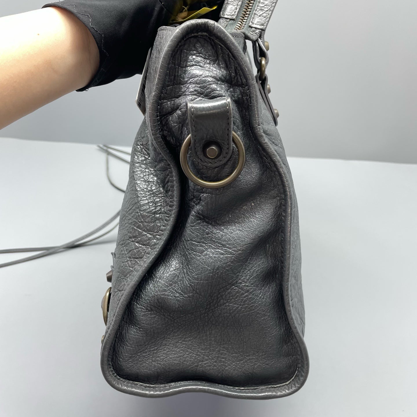 Balenciaga - City - Leather - Grey - (medium)