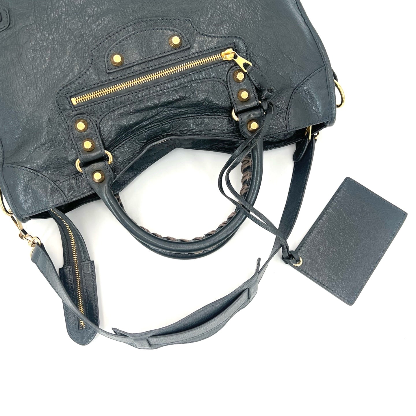 Balenciaga - City - Leather - Grey - (medium)