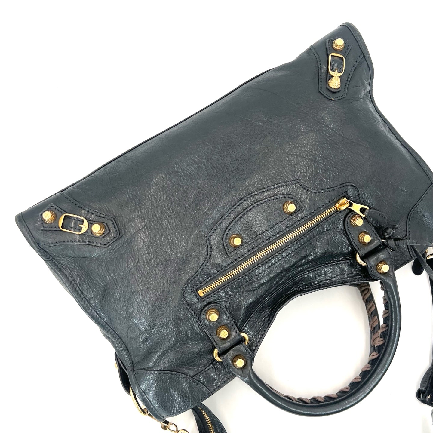 Balenciaga - City - Leather - Grey - (medium)