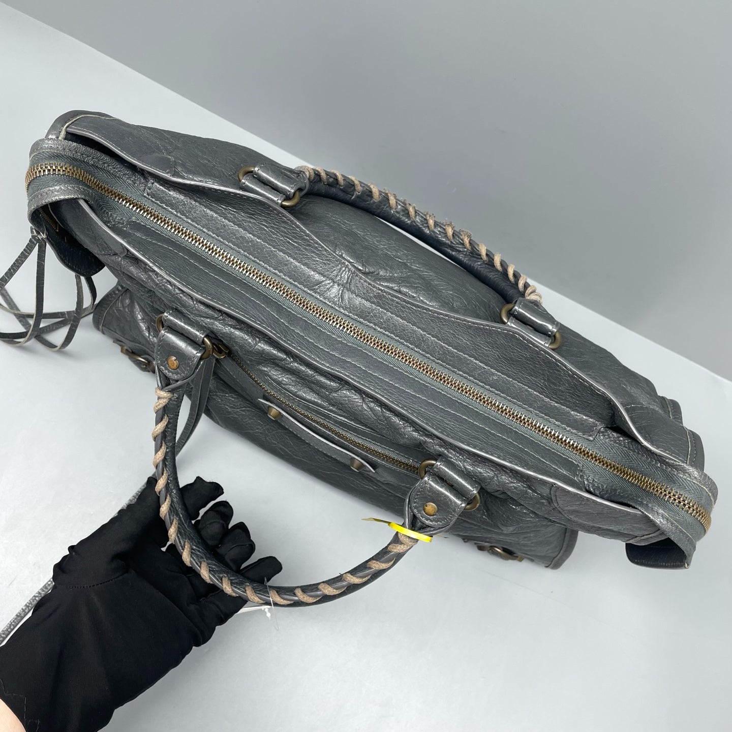 Balenciaga - City - Leather - Grey - (medium)