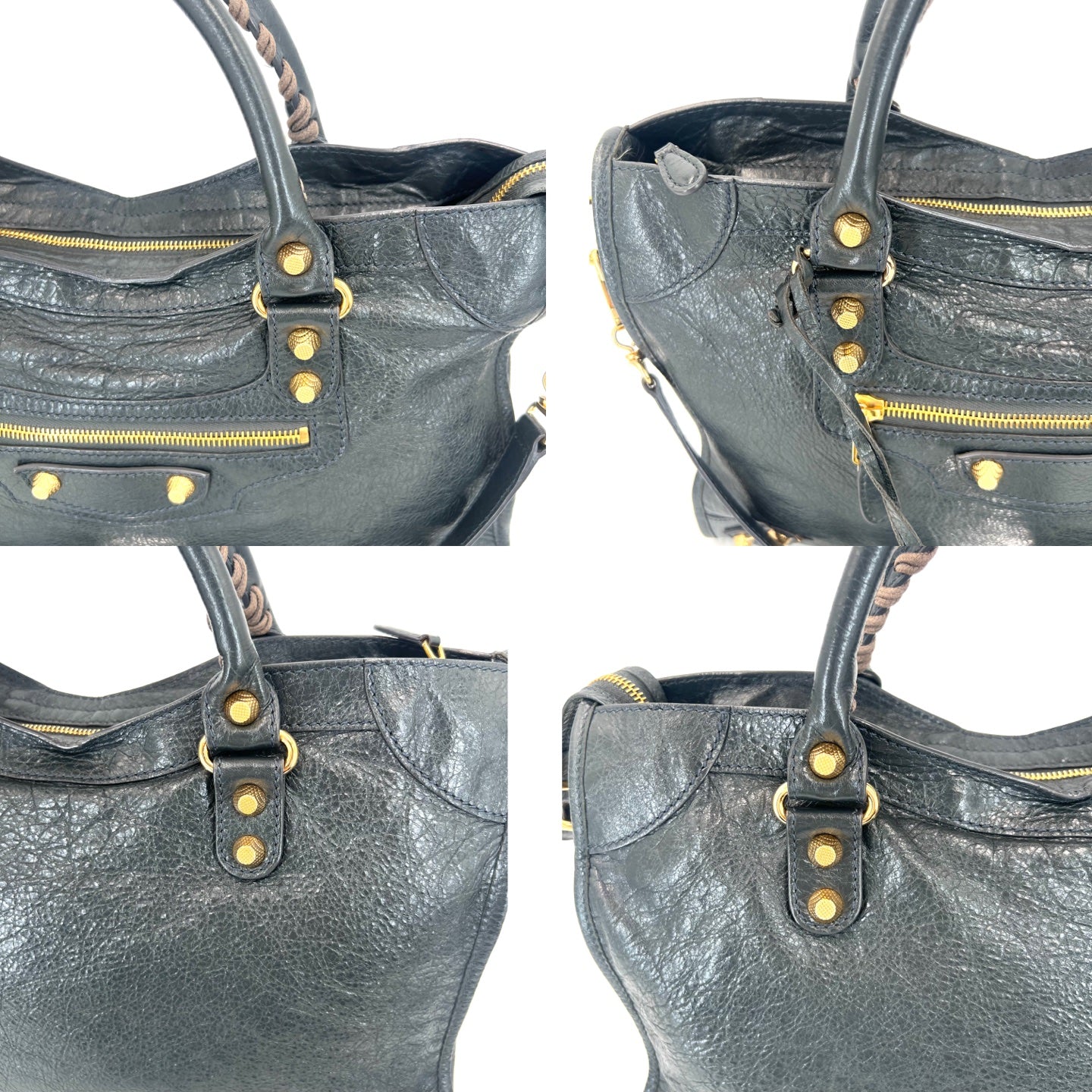 Balenciaga - City - Leather - Grey - (medium)