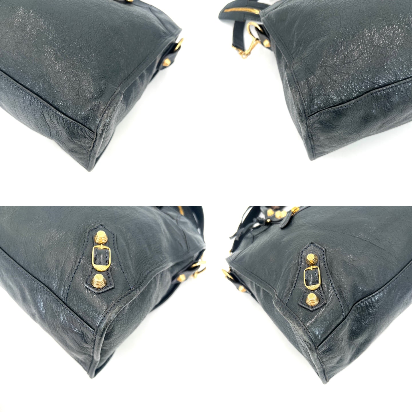 Balenciaga - City - Leather - Grey - (medium)