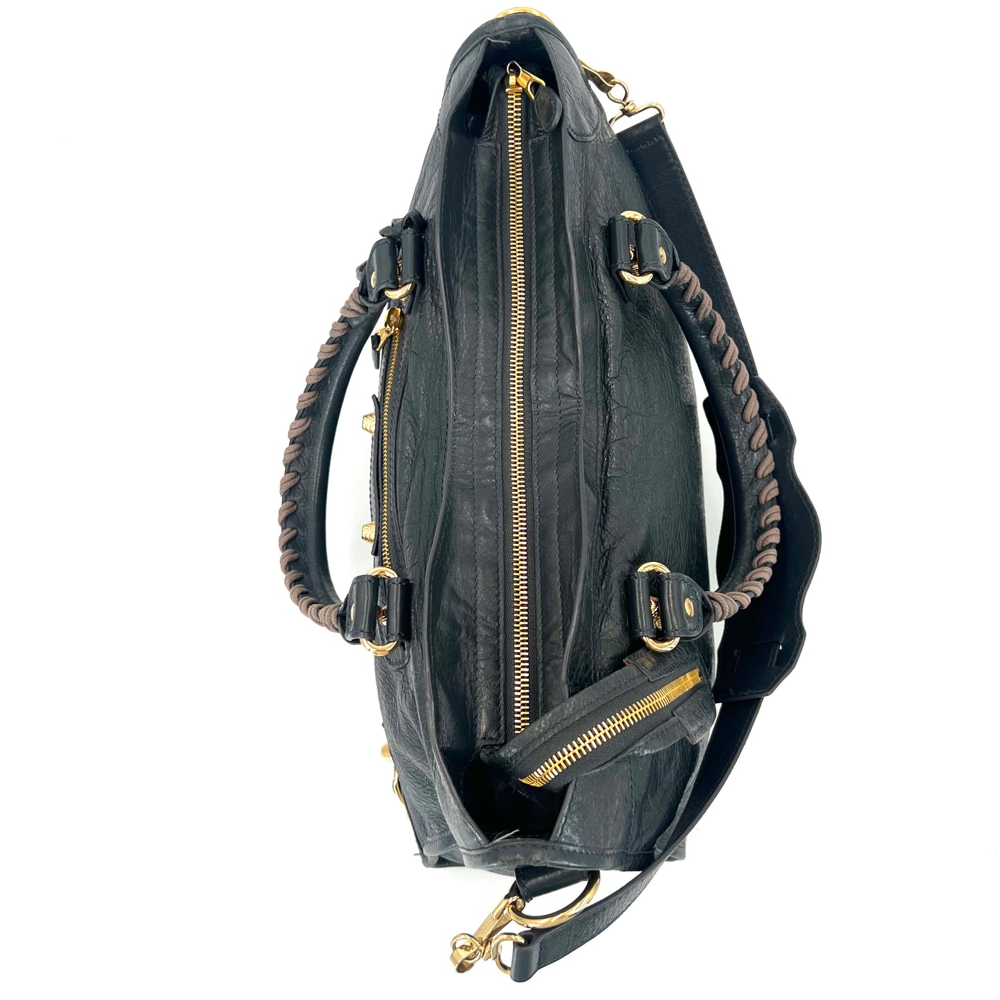 Balenciaga - City - Leather - Grey - (medium)