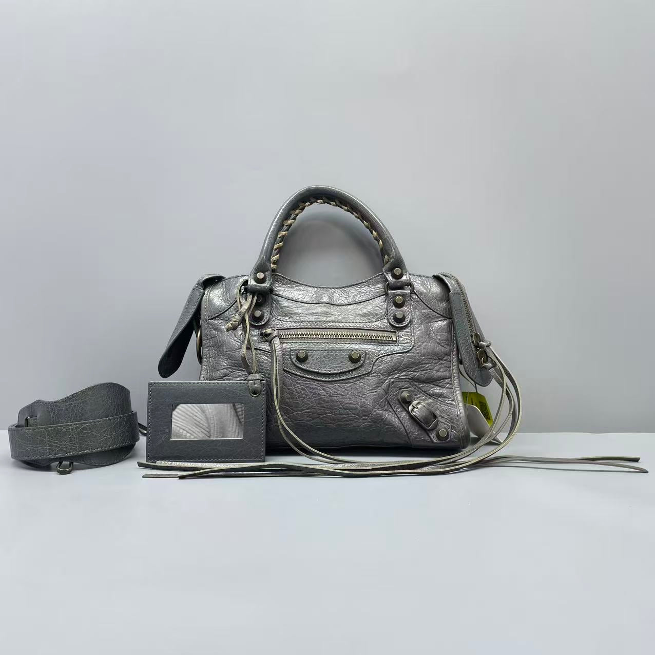 Balenciaga - City - Leather - Grey - (mini)